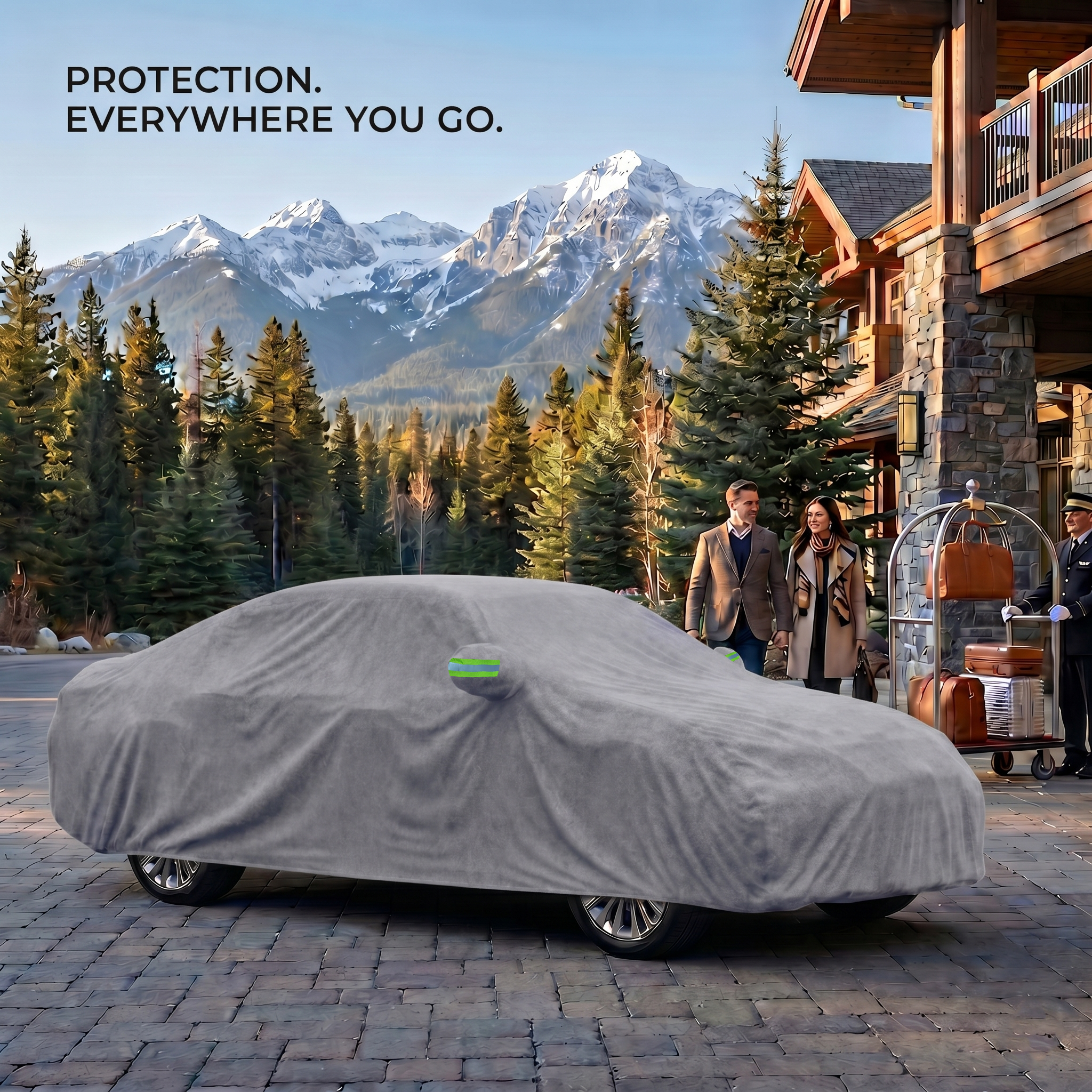PROTEGO Premium Car Cover for Honda Amaze Antenna New | Waterproof, Dustproof & UV Protection |
