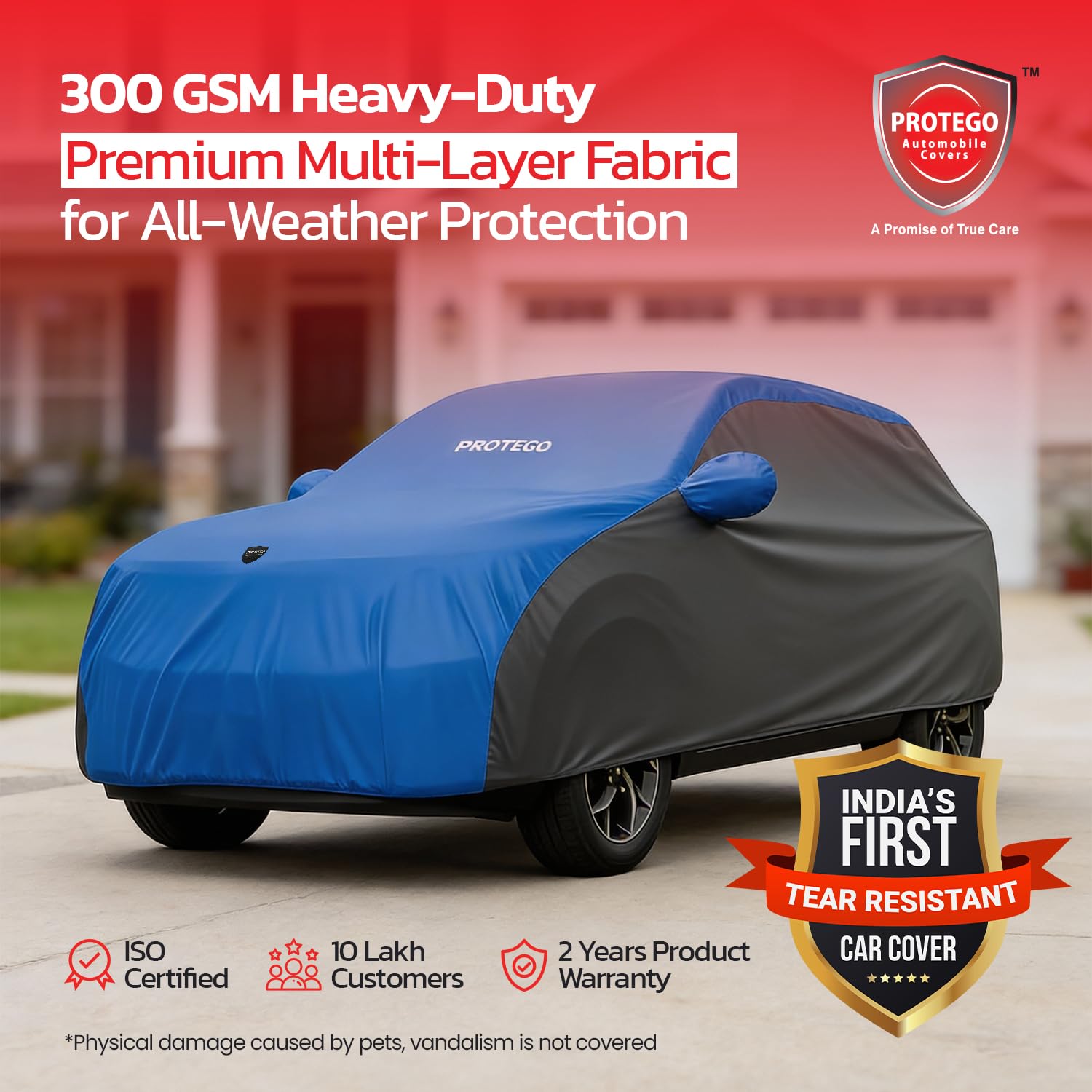 PROTEGO Premium Car Cover for Honda Amaze Antenna New | Waterproof, Dustproof & UV Protection |