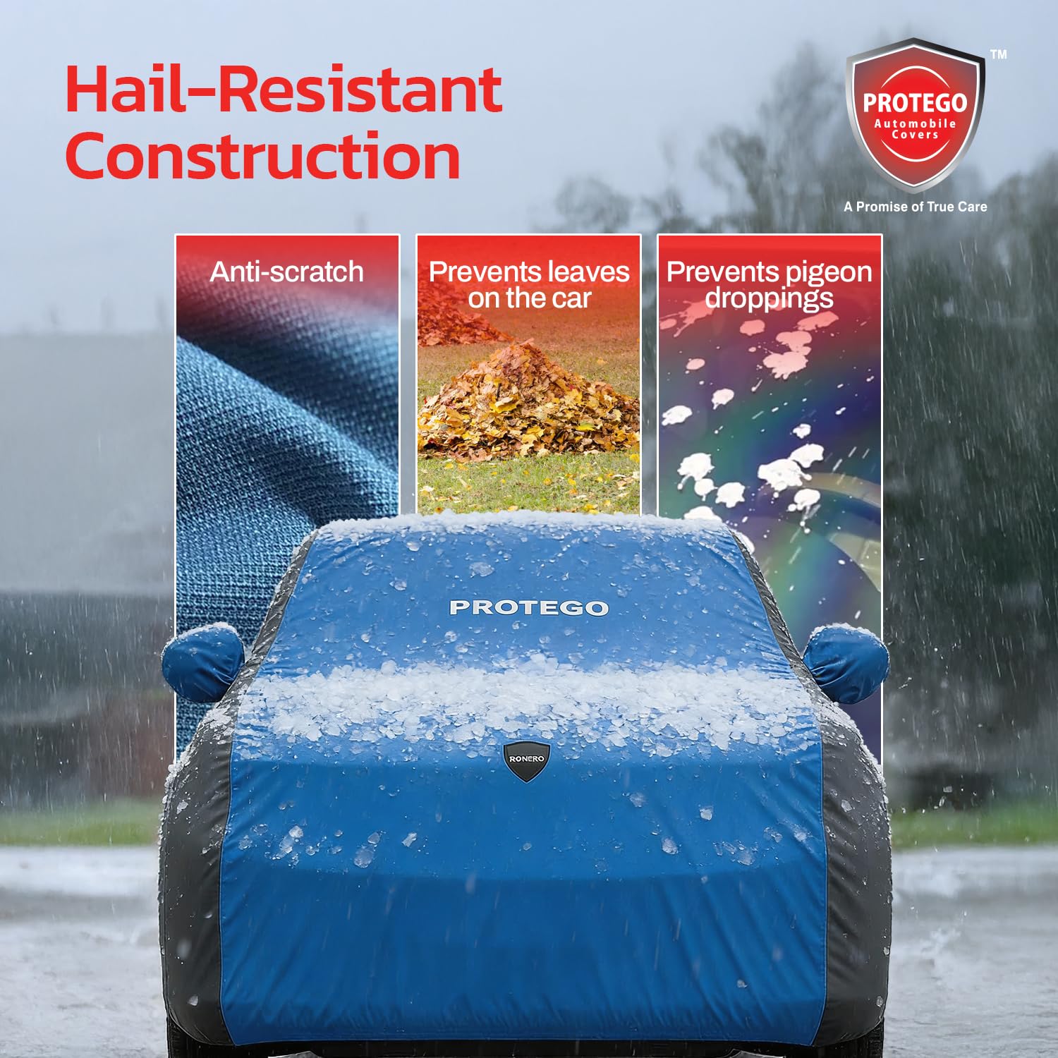 PROTEGO Premium Car Cover for Honda Mobilio | Waterproof, Dustproof & UV Protection |