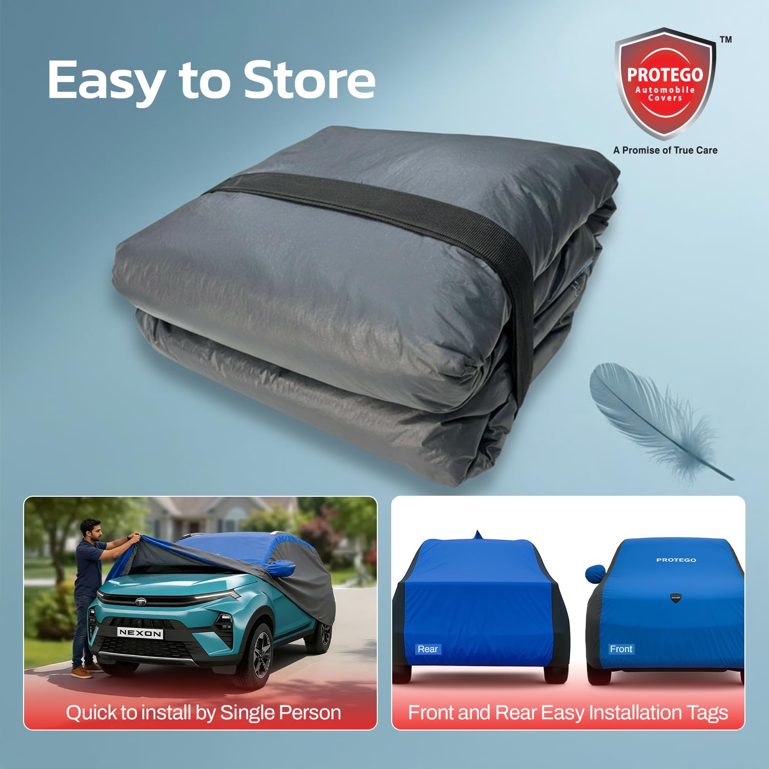 PROTEGO Premium Car Cover for Honda WRV Antenna | Waterproof, Dustproof & UV Protection |