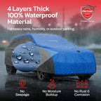 Car cover with Protego logo Prime  Series.#Color_Blue_Black
