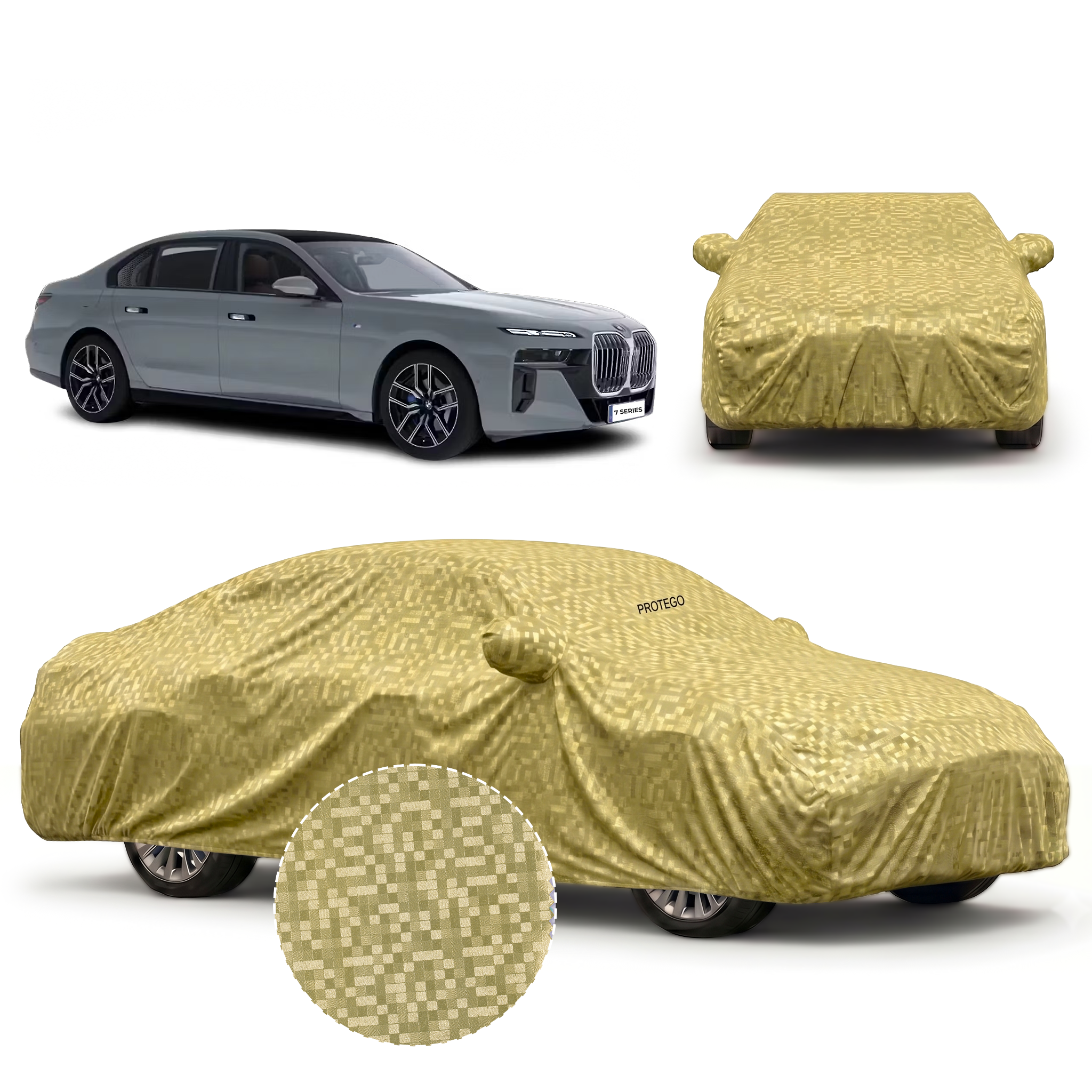 PROTEGO Premium Car Cover for BMW 7 Series | Waterproof, Dustproof & UV Protection |