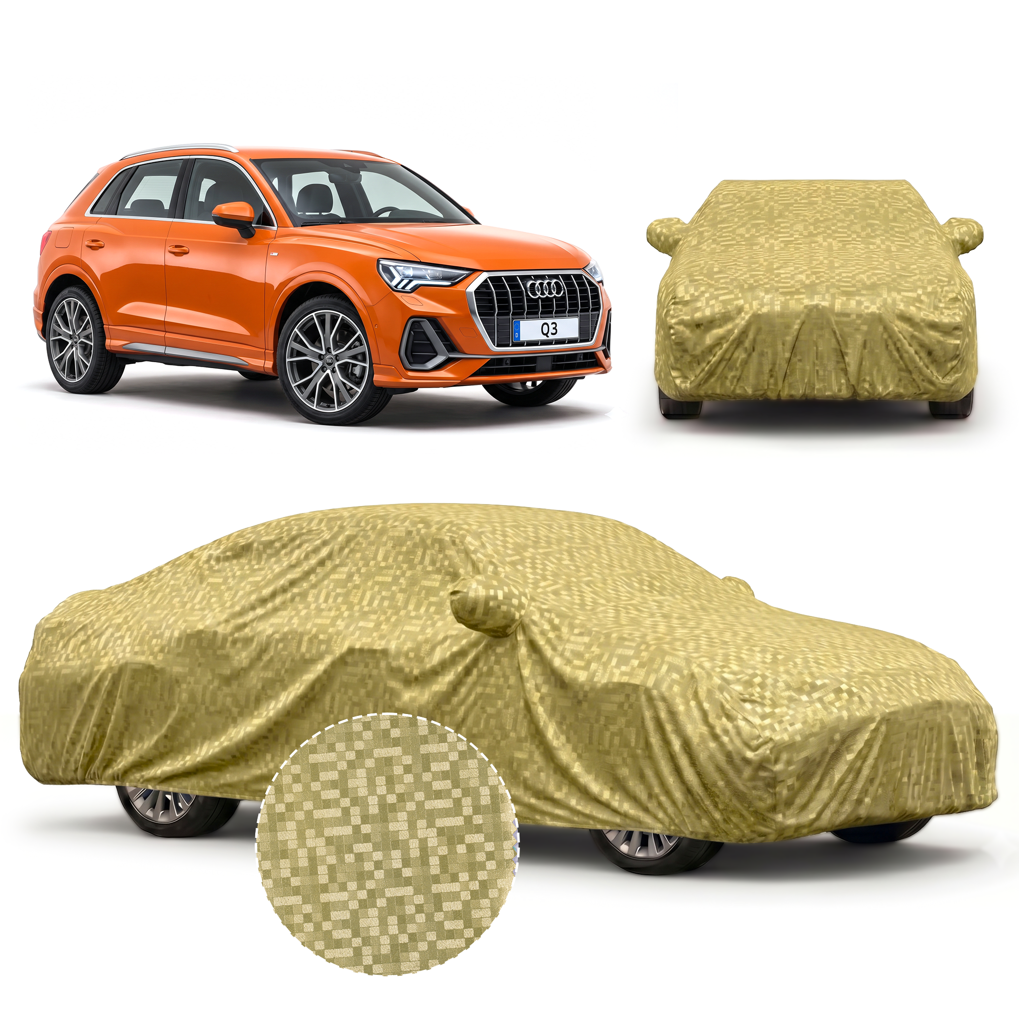 PROTEGO Premium Car Cover for Audi Q3 | Waterproof, Dustproof & UV Protection |