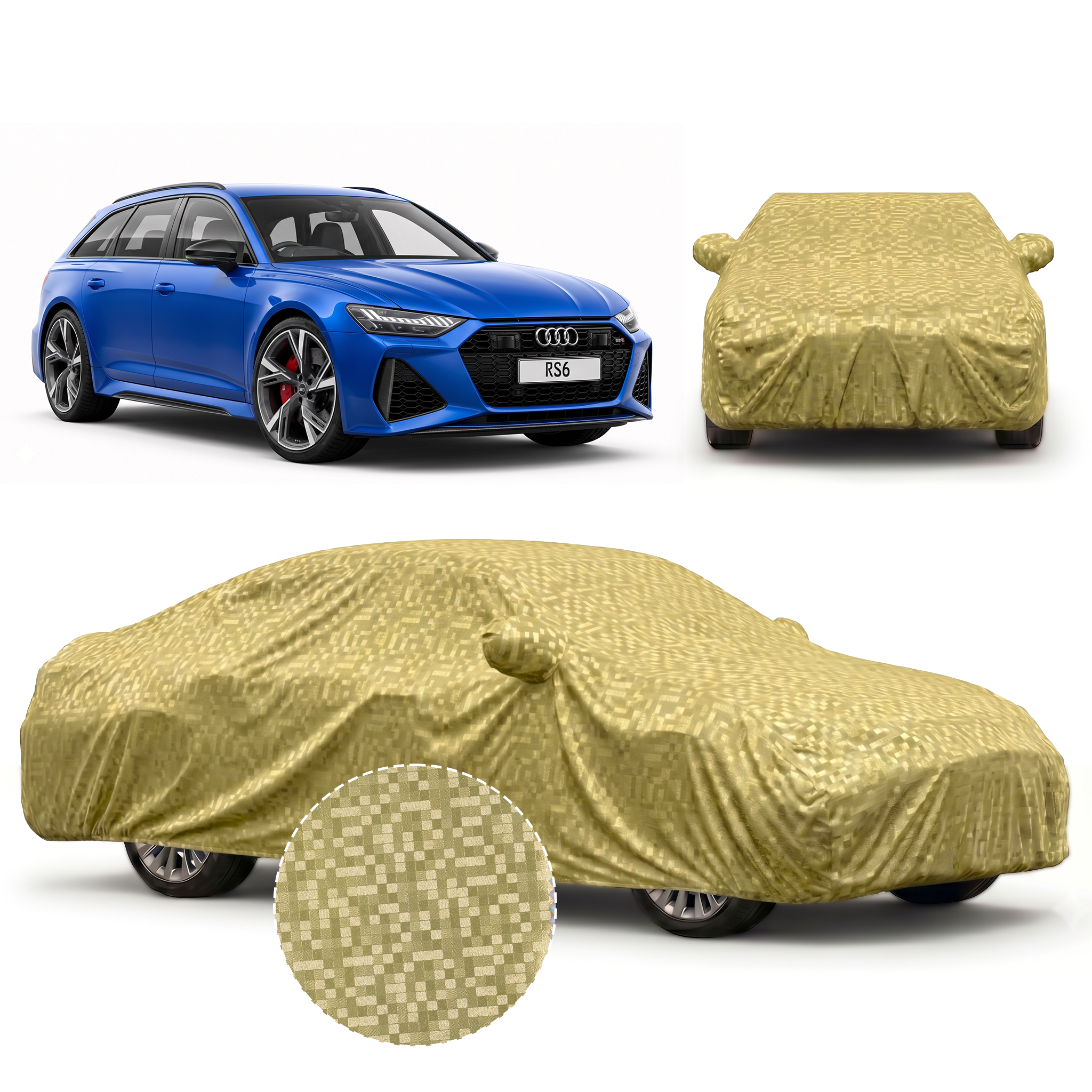 PROTEGO Premium Car Cover for Audi RS6 | Waterproof, Dustproof & UV Protection |