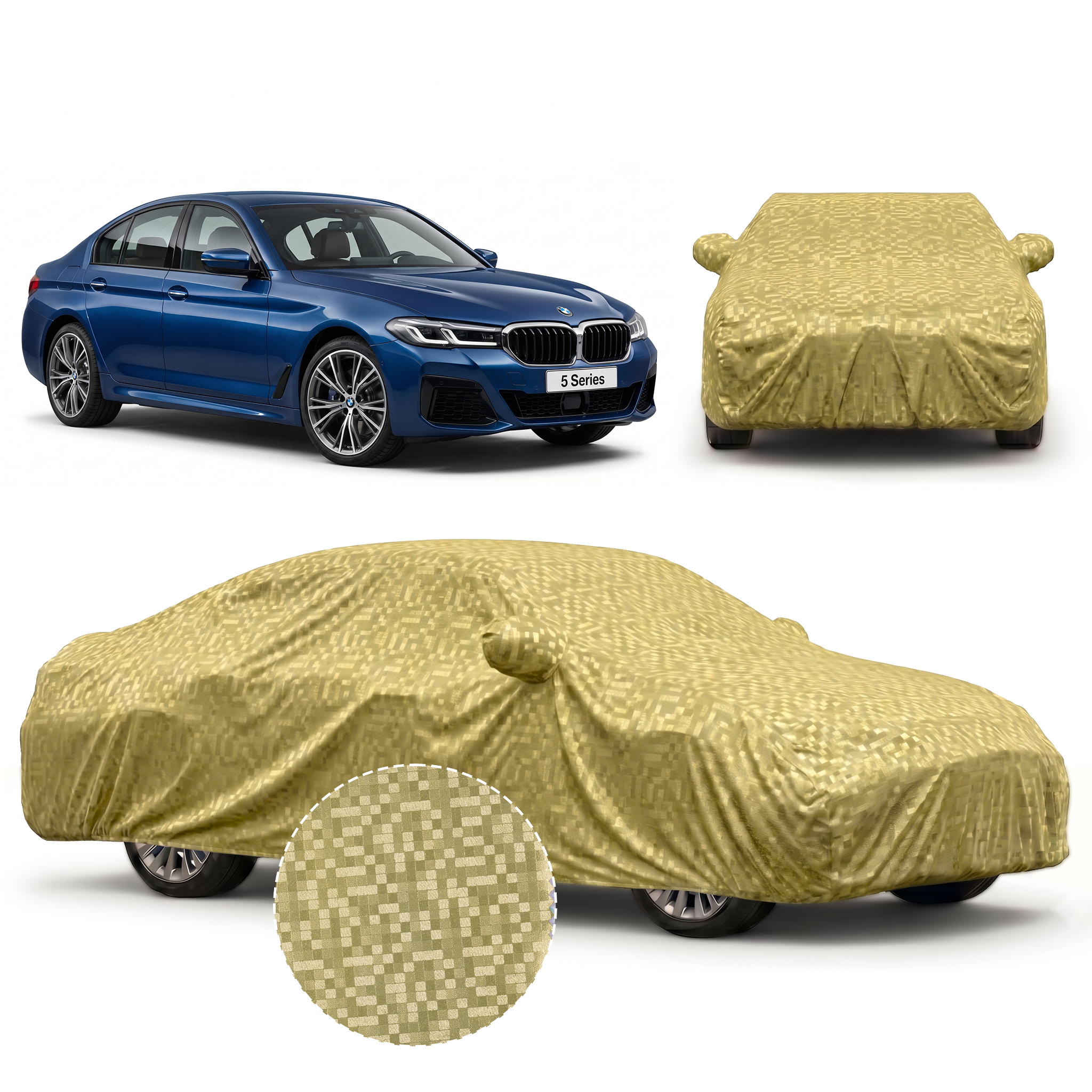 PROTEGO Premium Car Cover for BMW 5 Series | Waterproof, Dustproof & UV Protection |
