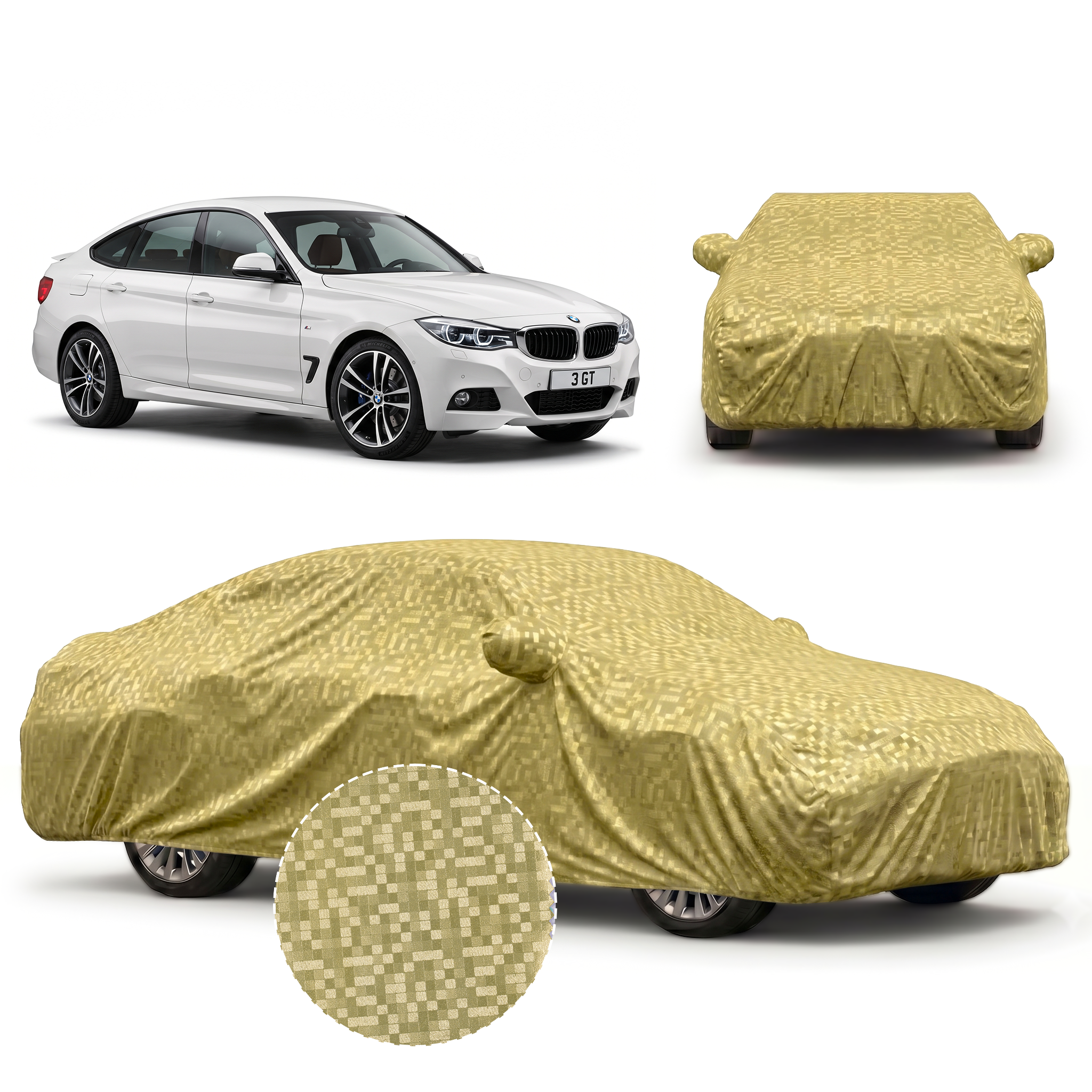 PROTEGO Premium Car Cover for BMW 3 GT | Waterproof, Dustproof & UV Protection |