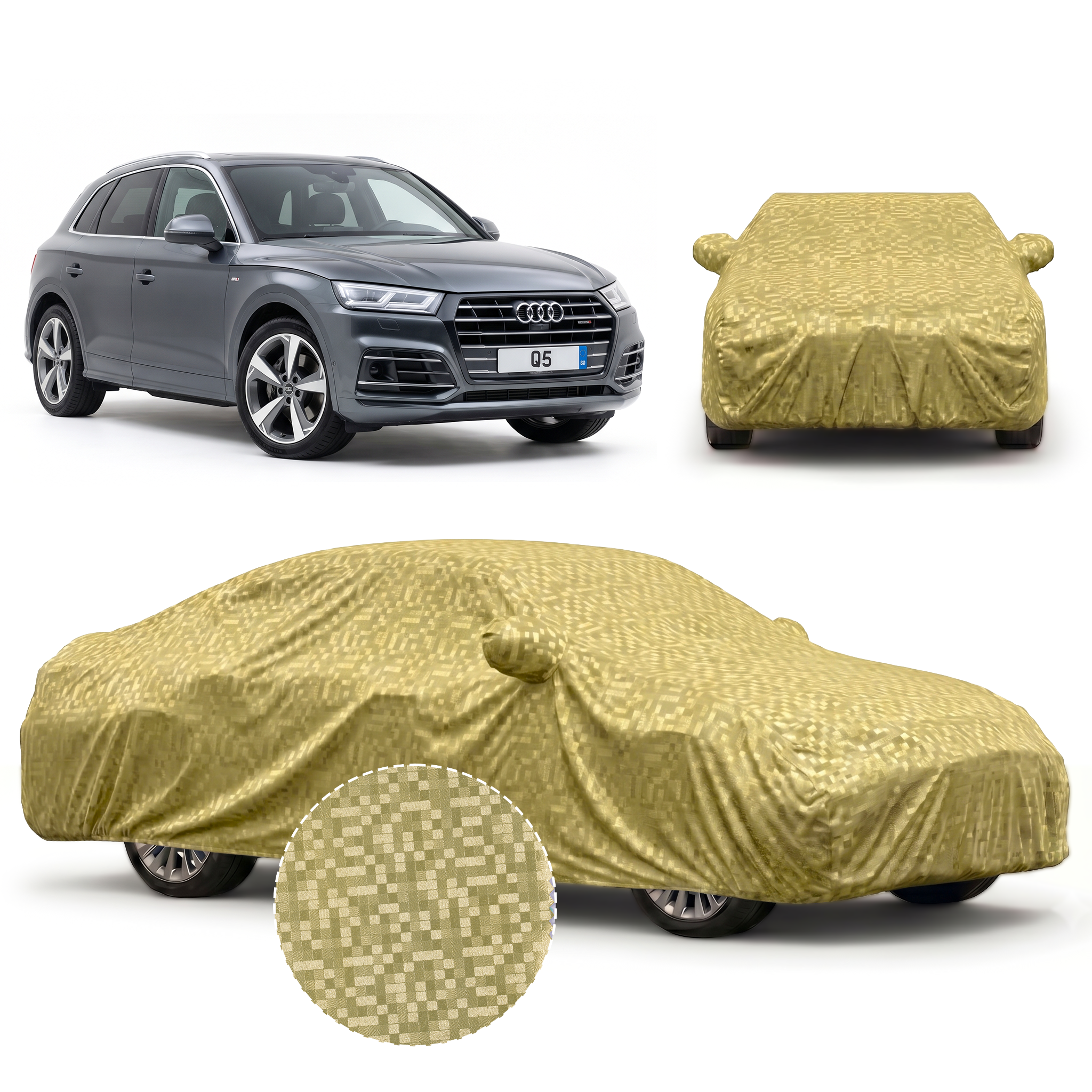 PROTEGO Premium Car Cover for Audi Q5 | Waterproof, Dustproof & UV Protection |