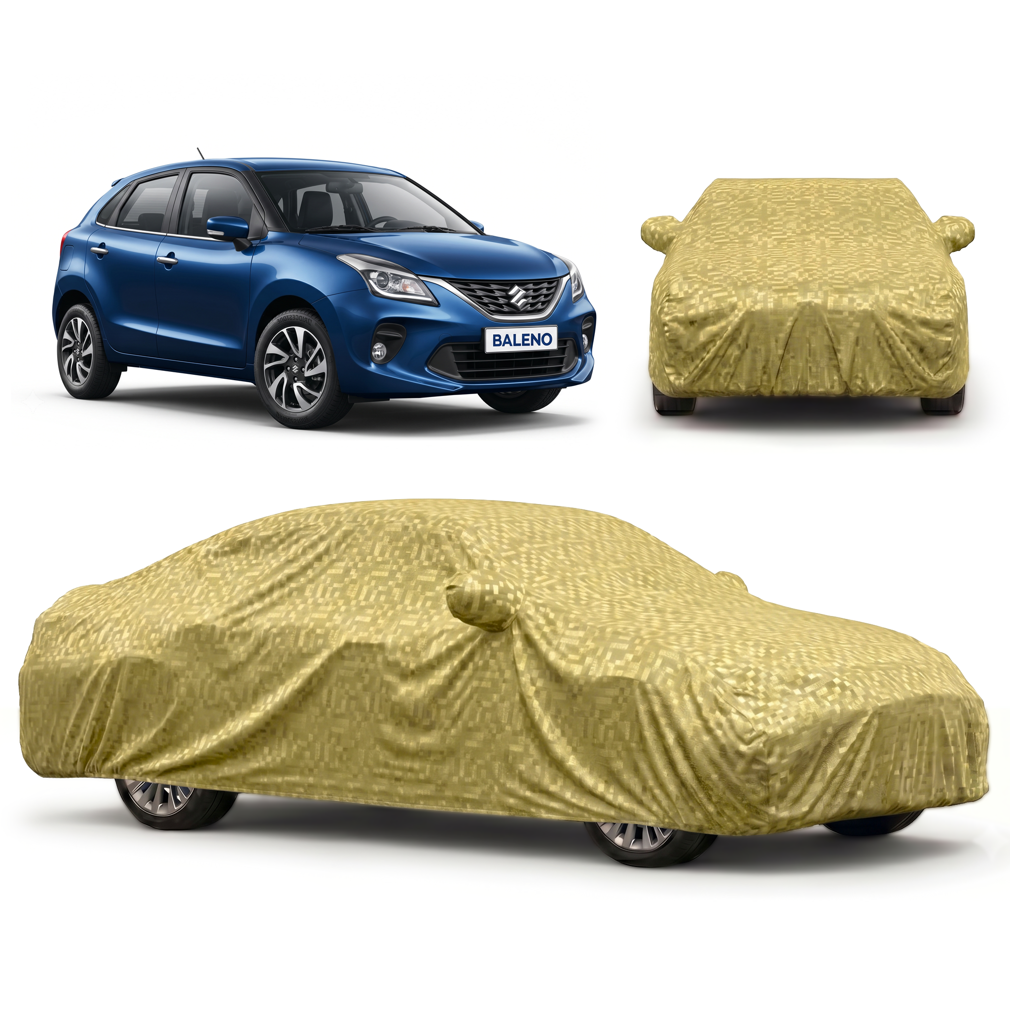 PROTEGO Premium Car Cover for Maruti Old Baleno Antenna| Waterproof, Dustproof & UV Protection |