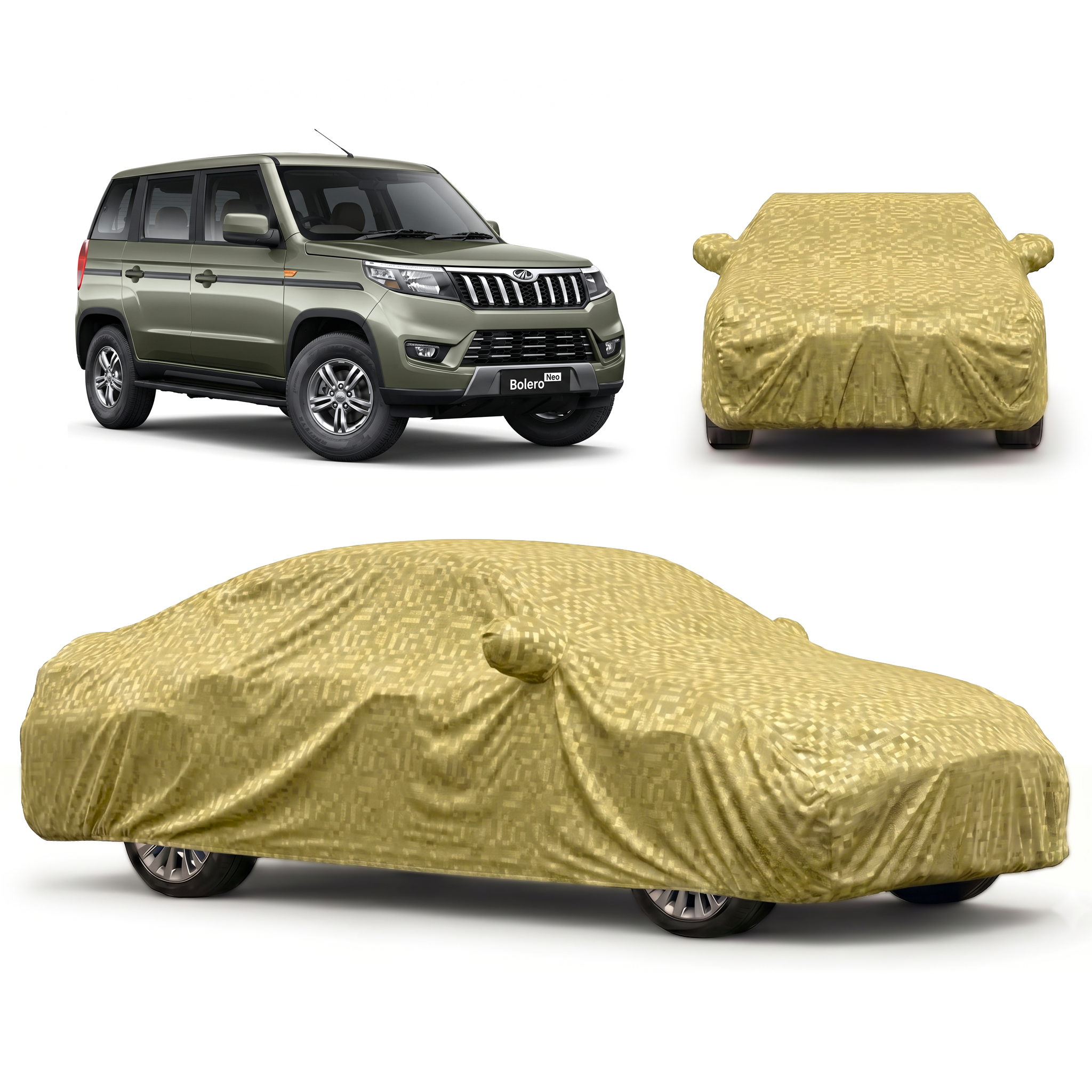 PROTEGO Premium Car Cover for Mahindra Bolero NEO | Waterproof, Dustproof & UV Protection |