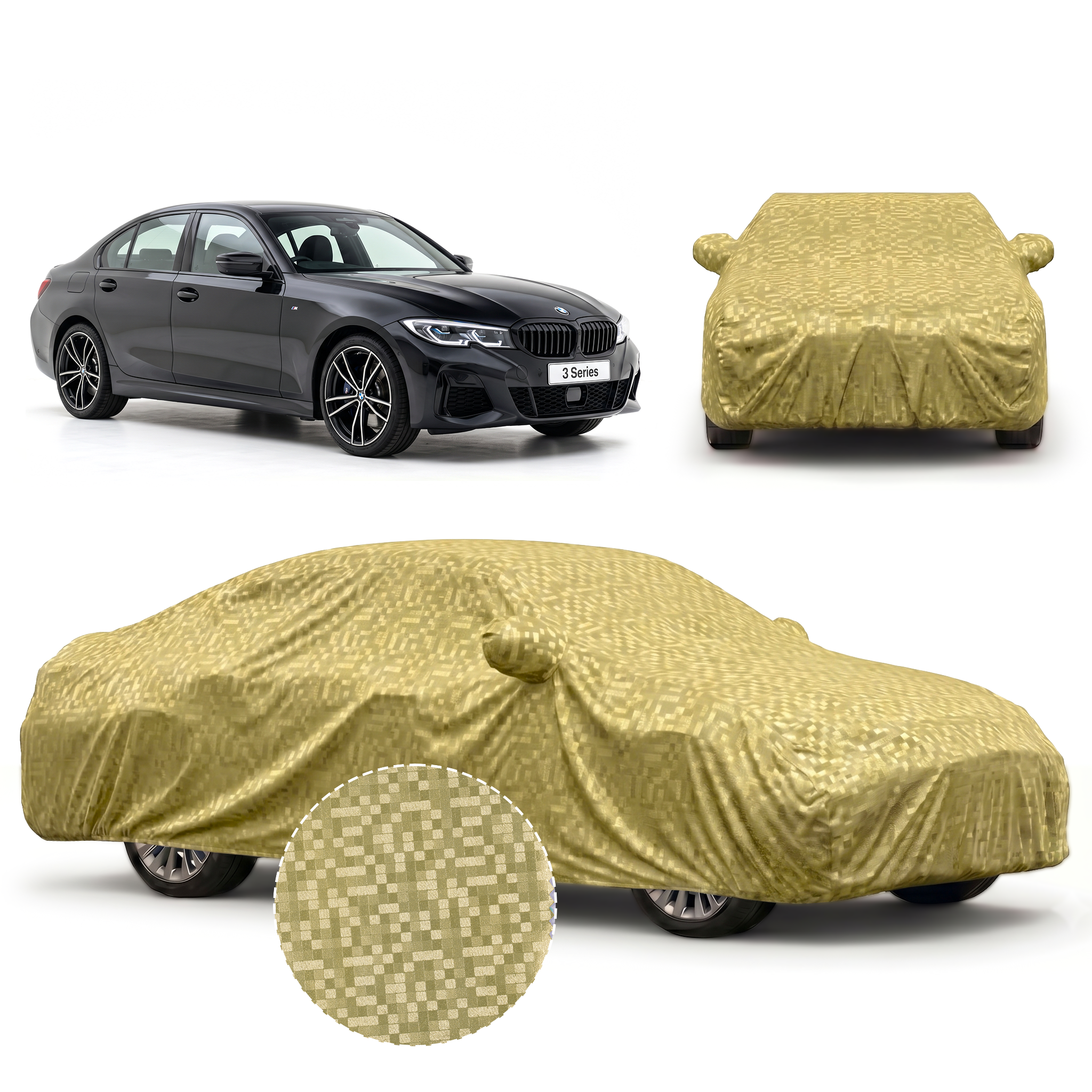 PROTEGO Premium Car Cover for BMW 3 Series | Waterproof, Dustproof & UV Protection |
