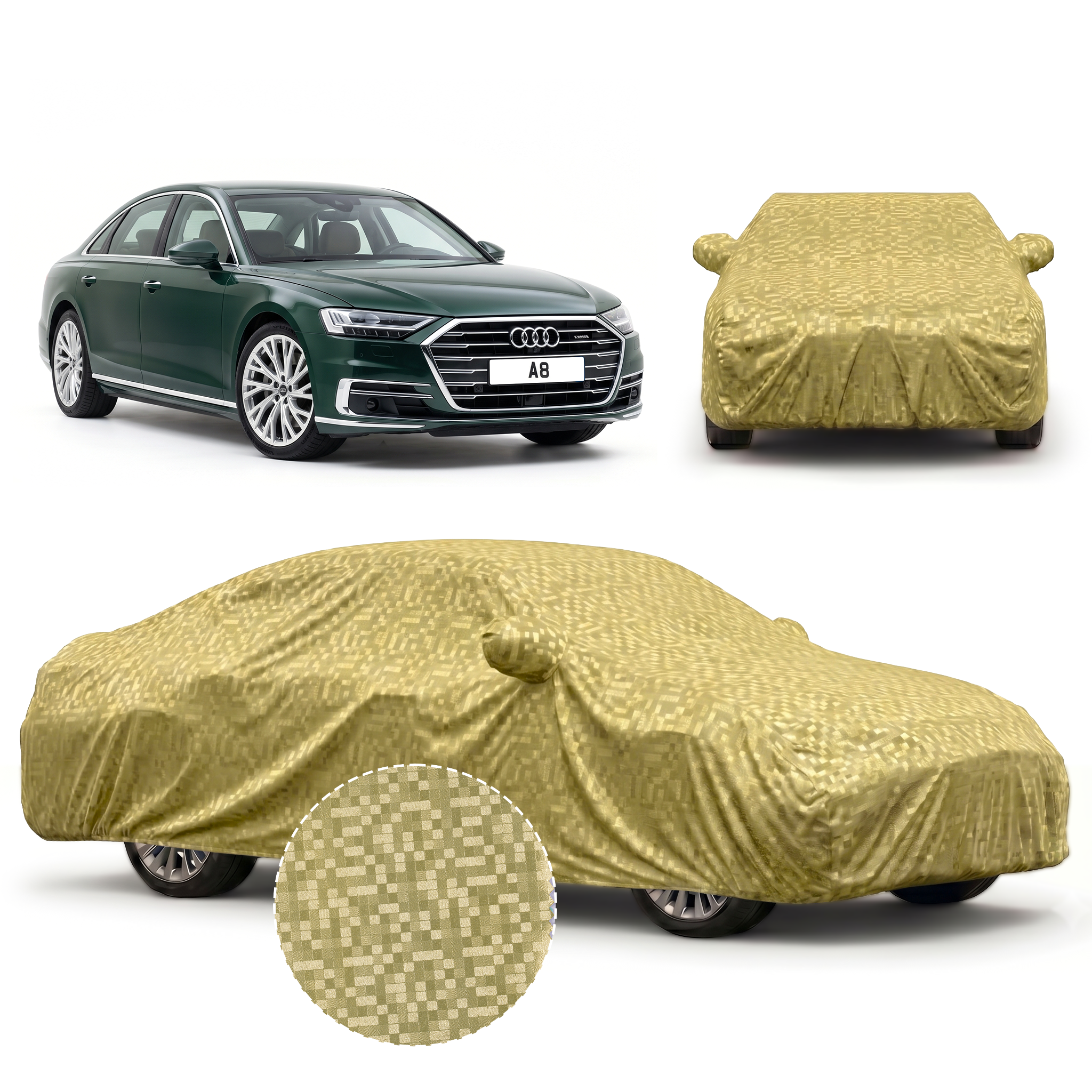 PROTEGO Premium Car Cover for Audi A8 | Waterproof, Dustproof & UV Protection |