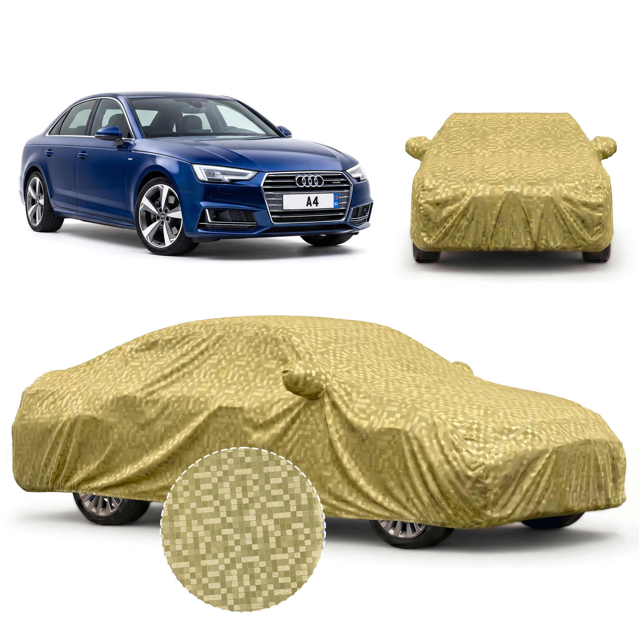 PROTEGO Premium Car Cover for Audi A4 | Waterproof, Dustproof & UV Protection |