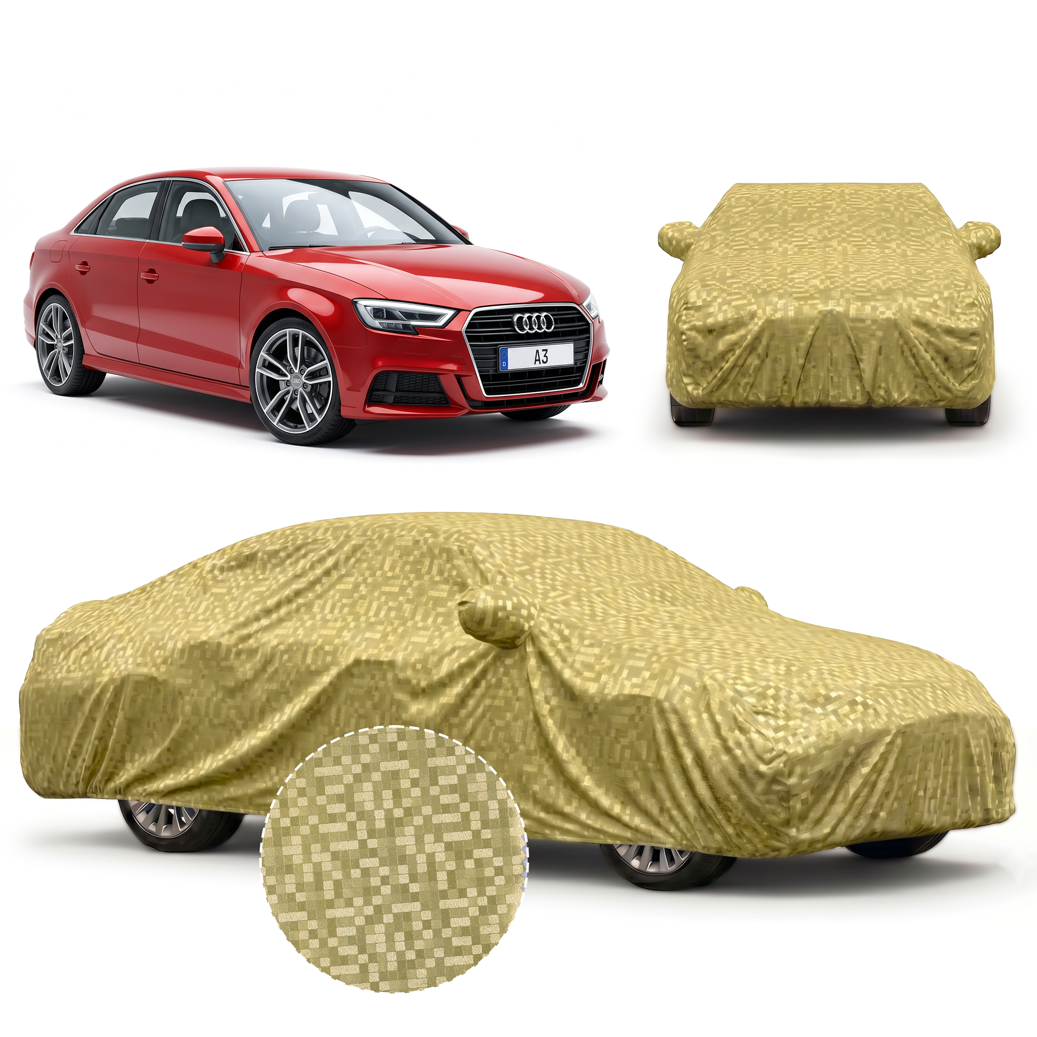 PROTEGO Premium Car Cover for Audi A3 | Waterproof, Dustproof & UV Protection |