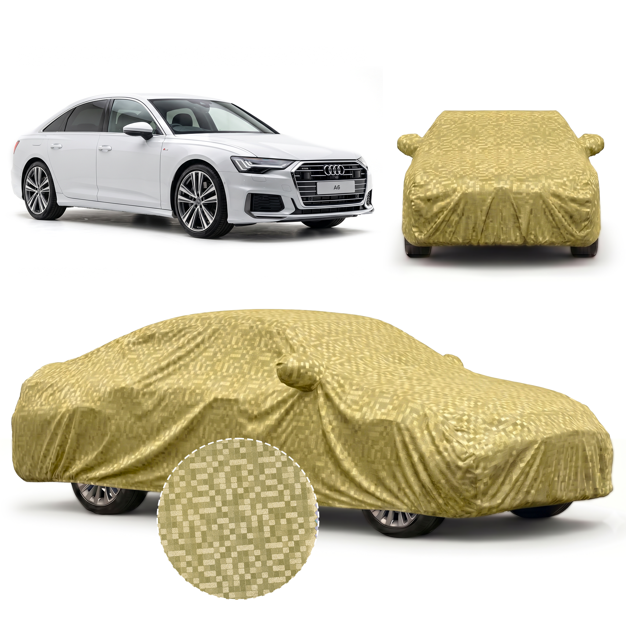 PROTEGO Premium Car Cover for Audi A6 | Waterproof, Dustproof & UV Protection |