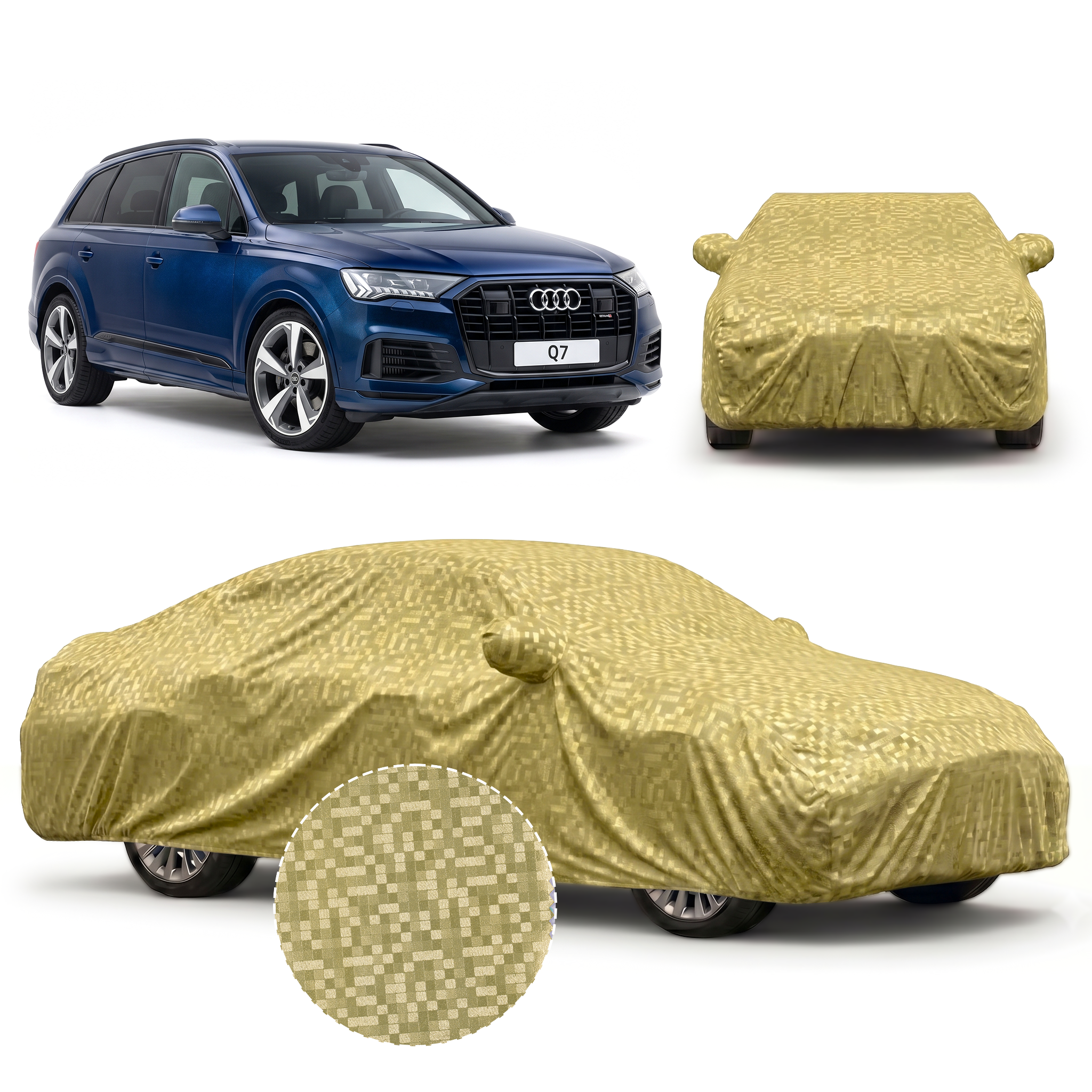 PROTEGO Premium Car Cover for Audi Q7 | Waterproof, Dustproof & UV Protection |