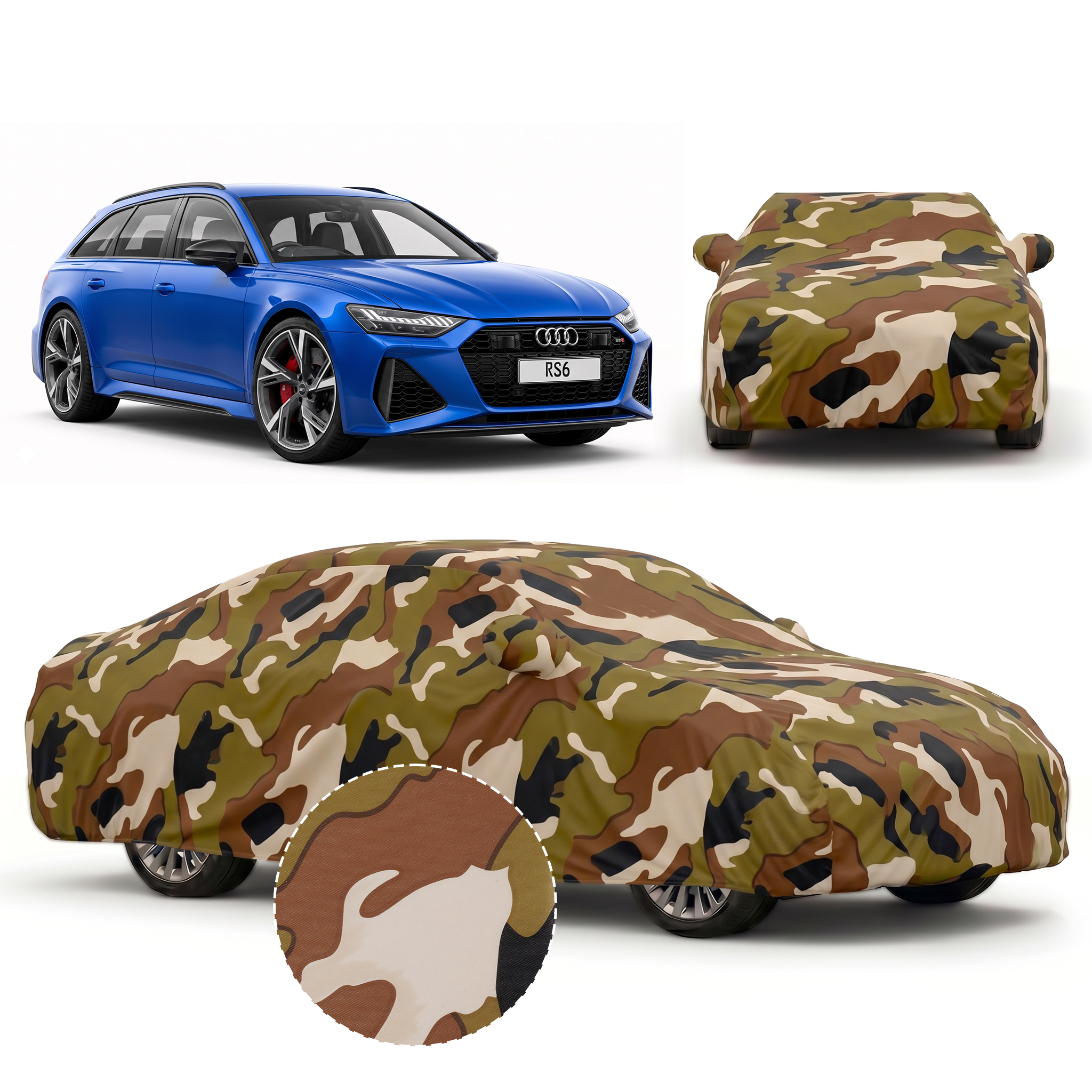 PROTEGO Premium Car Cover for Audi RS6 | Waterproof, Dustproof & UV Protection |