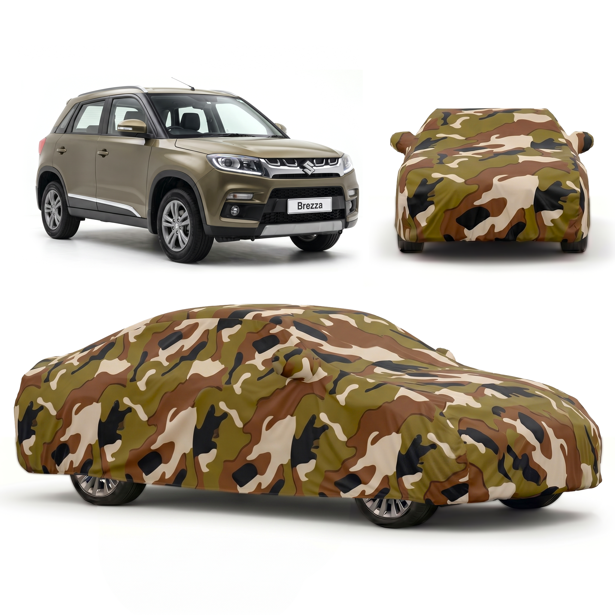 PROTEGO Premium Car Cover for Maruti Suzuki Brezza | Waterproof, Dustproof & UV Protection |
