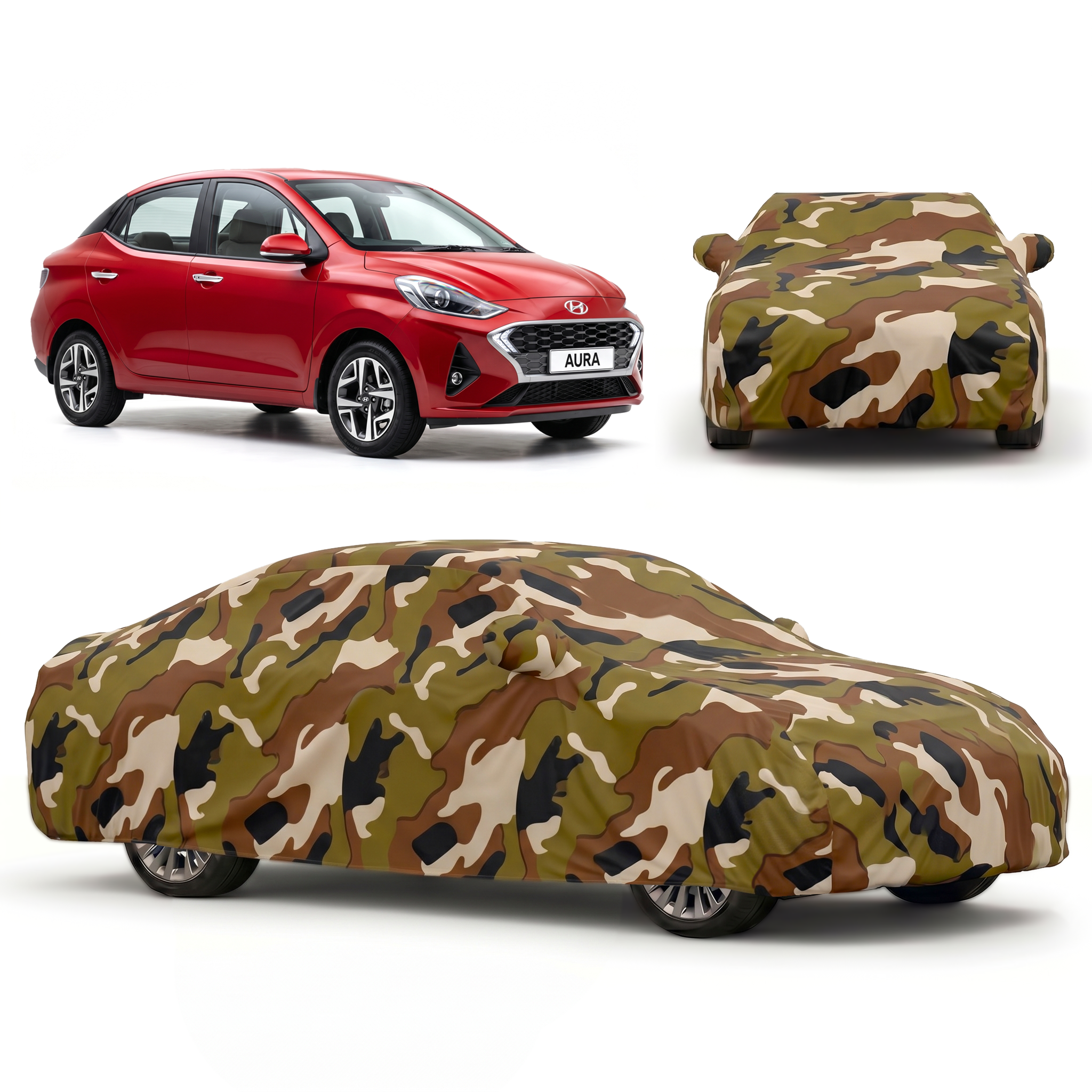PROTEGO Premium Car Cover for Hyundai Aura | Waterproof, Dustproof & UV Protection |