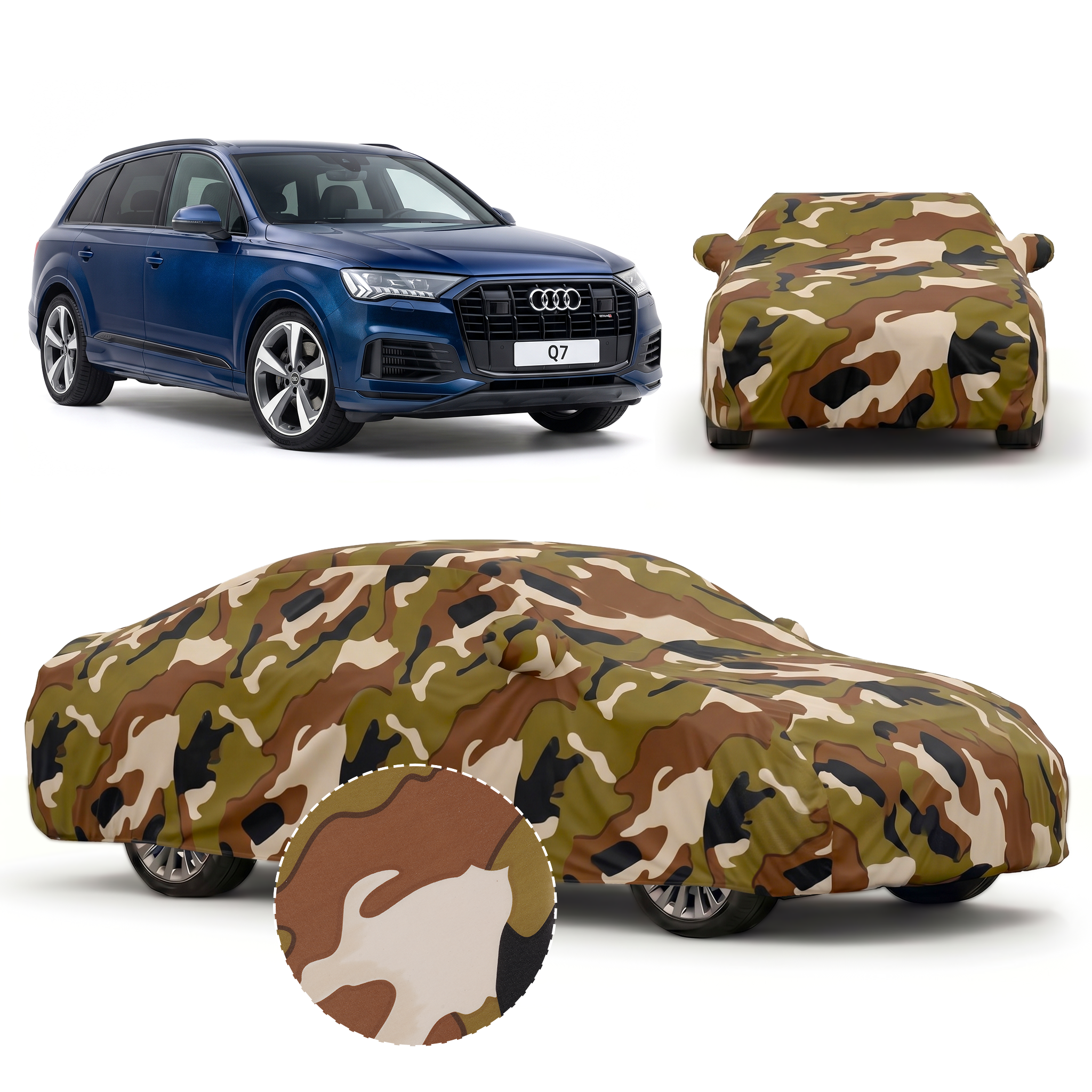 PROTEGO Premium Car Cover for Audi Q7 | Waterproof, Dustproof & UV Protection |