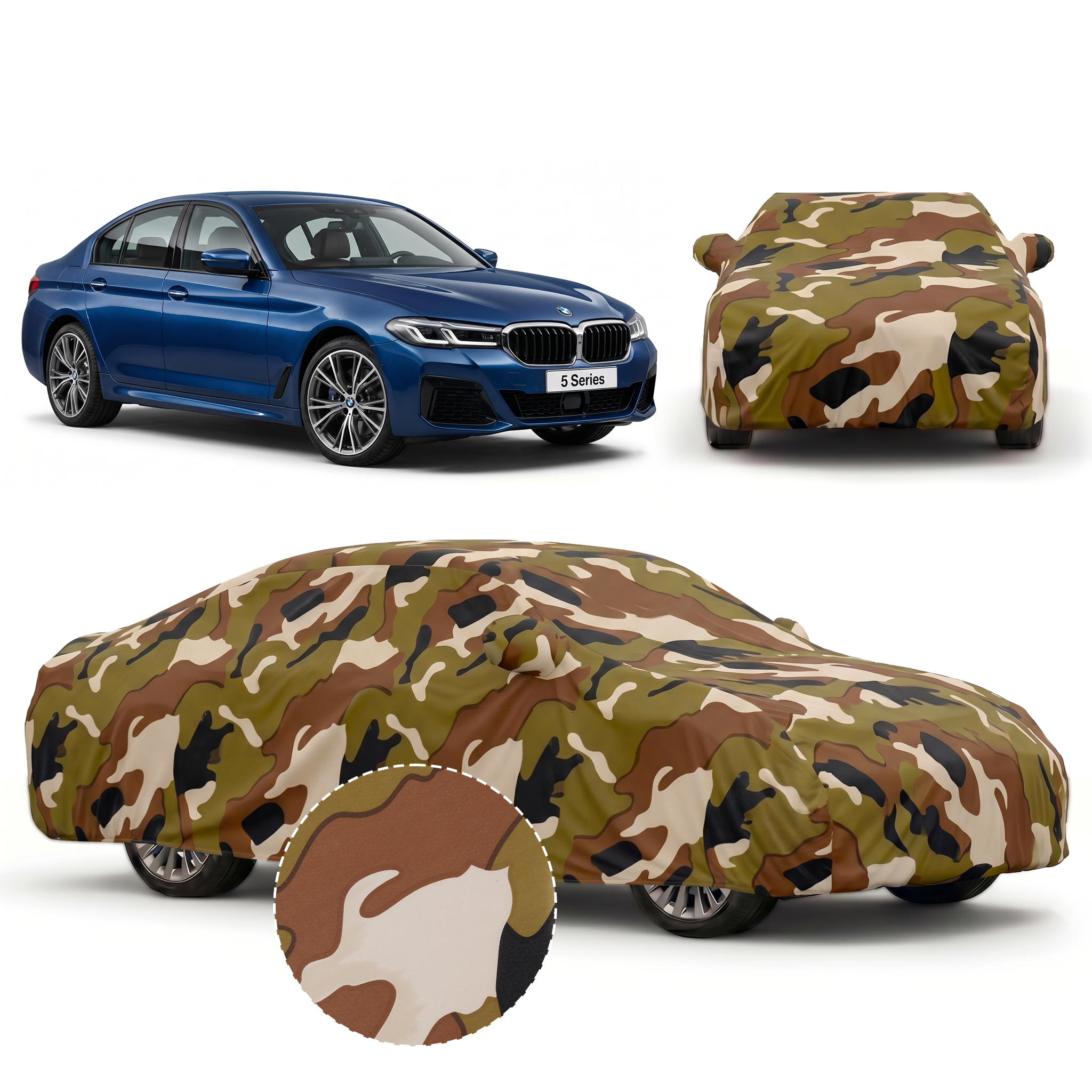 PROTEGO Premium Car Cover for BMW 5 Series | Waterproof, Dustproof & UV Protection |