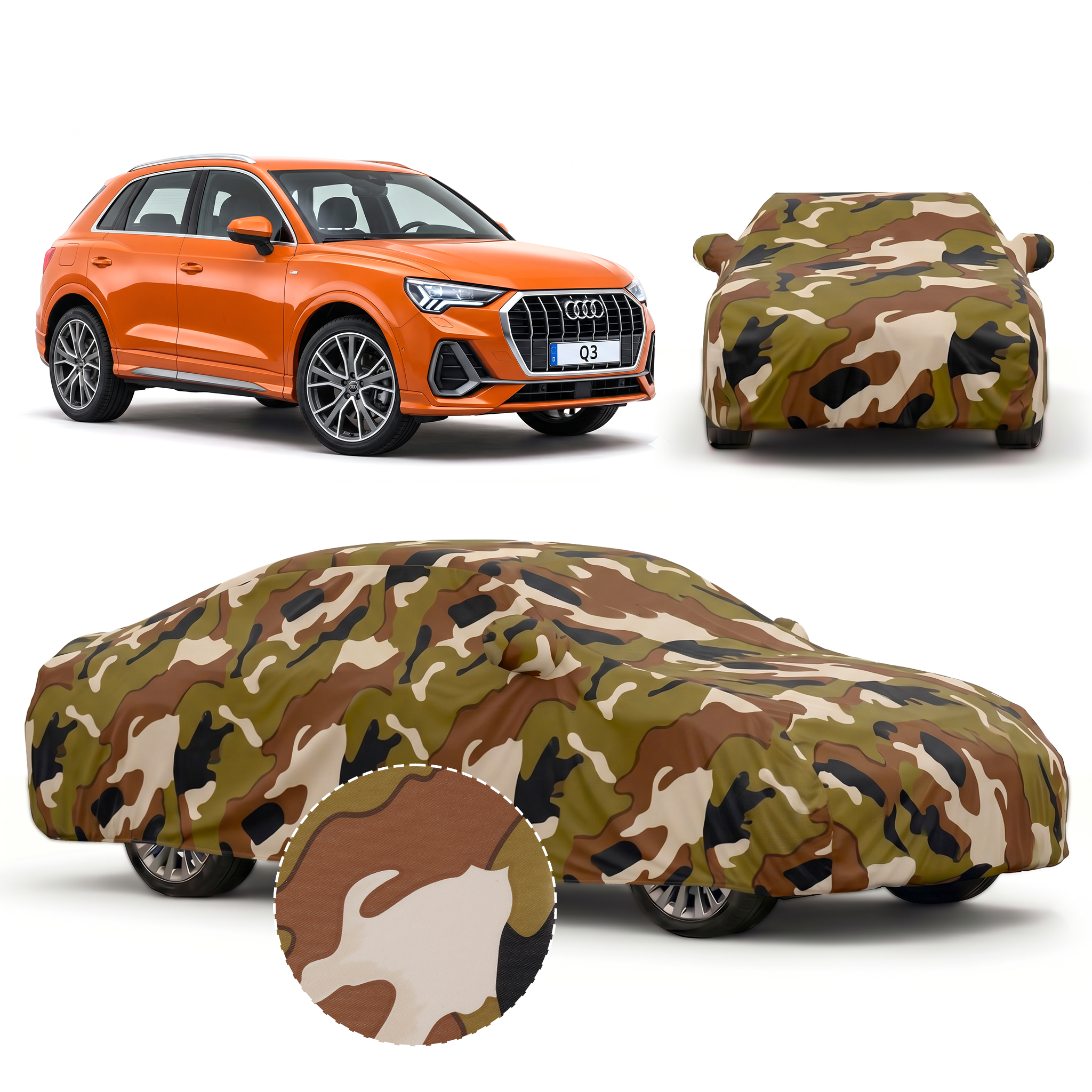PROTEGO Premium Car Cover for Audi Q3 | Waterproof, Dustproof & UV Protection |