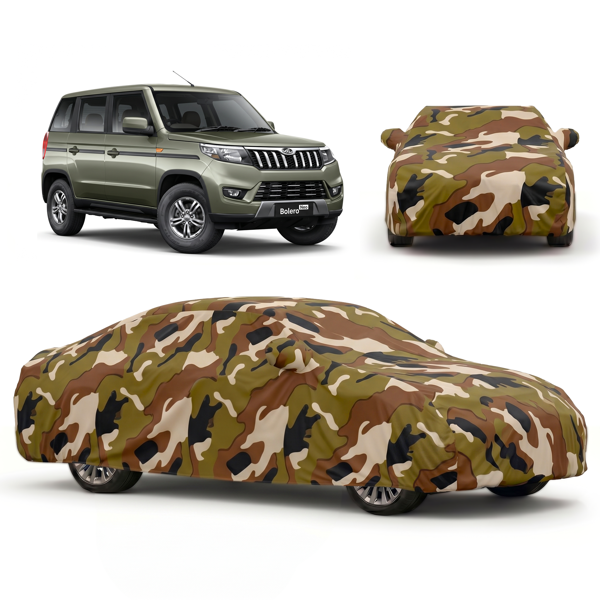 PROTEGO Premium Car Cover for Mahindra Bolero | Waterproof, Dustproof & UV Protection |