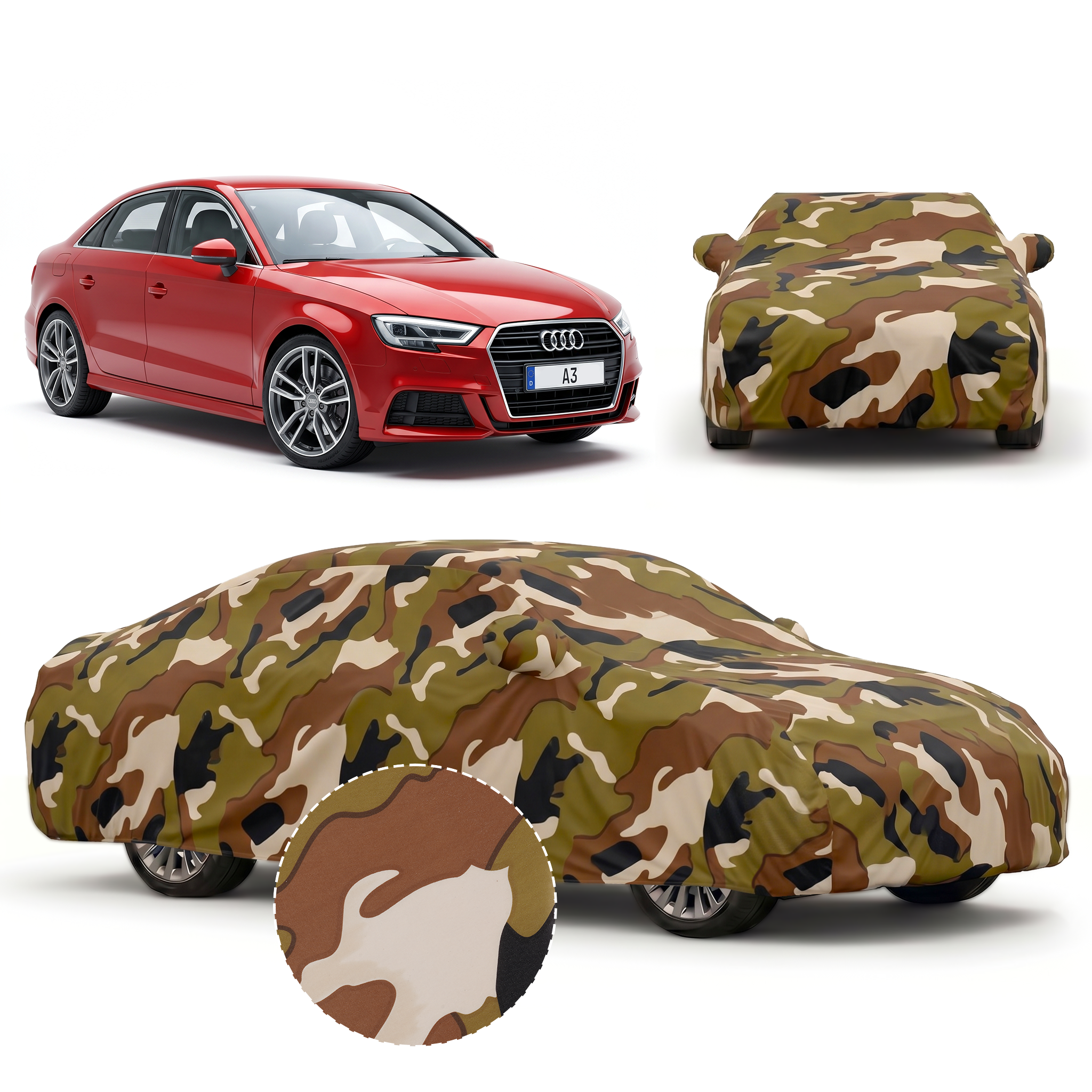 PROTEGO Premium Car Cover for Audi A3 | Waterproof, Dustproof & UV Protection |