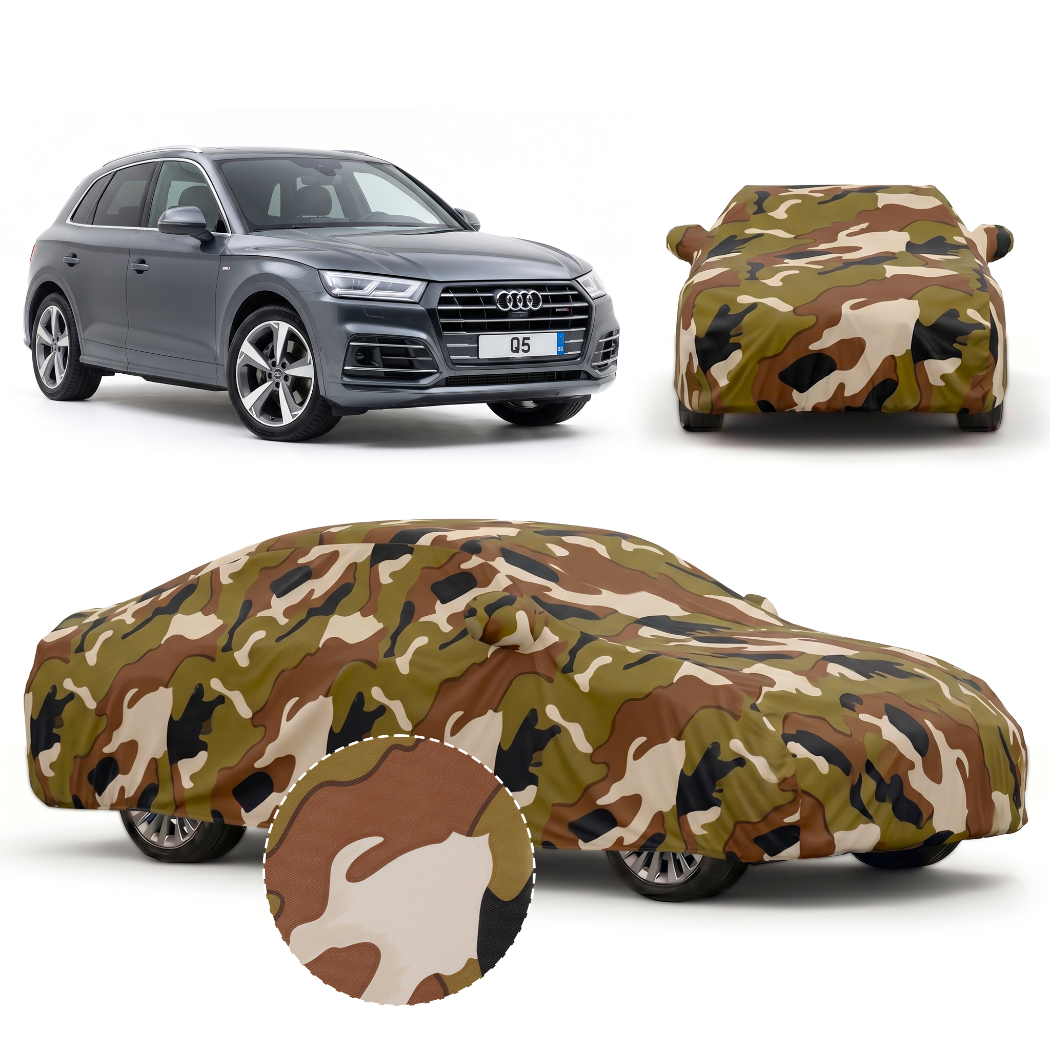 PROTEGO Premium Car Cover for Audi Q5 | Waterproof, Dustproof & UV Protection |