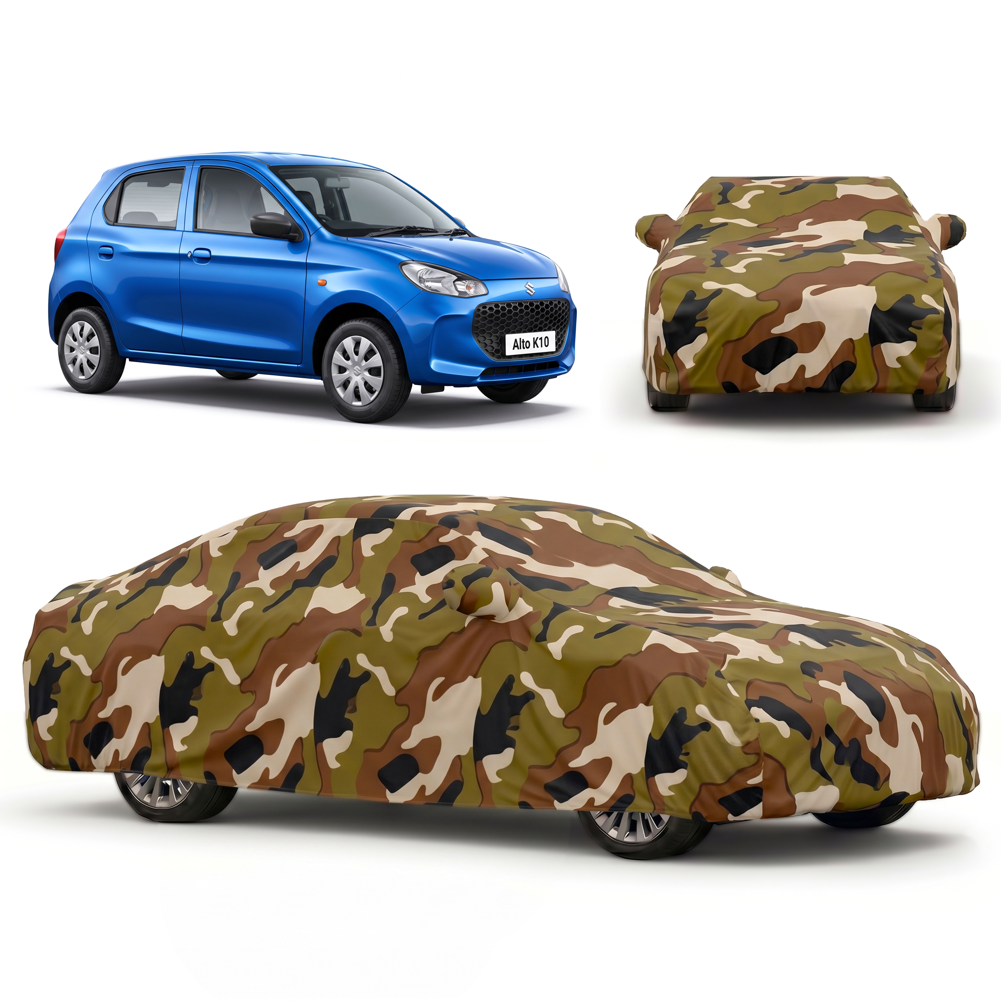 PROTEGO Premium Car Cover for Maruti Suzuki Alto K10 | Waterproof, Dustproof & UV Protection |