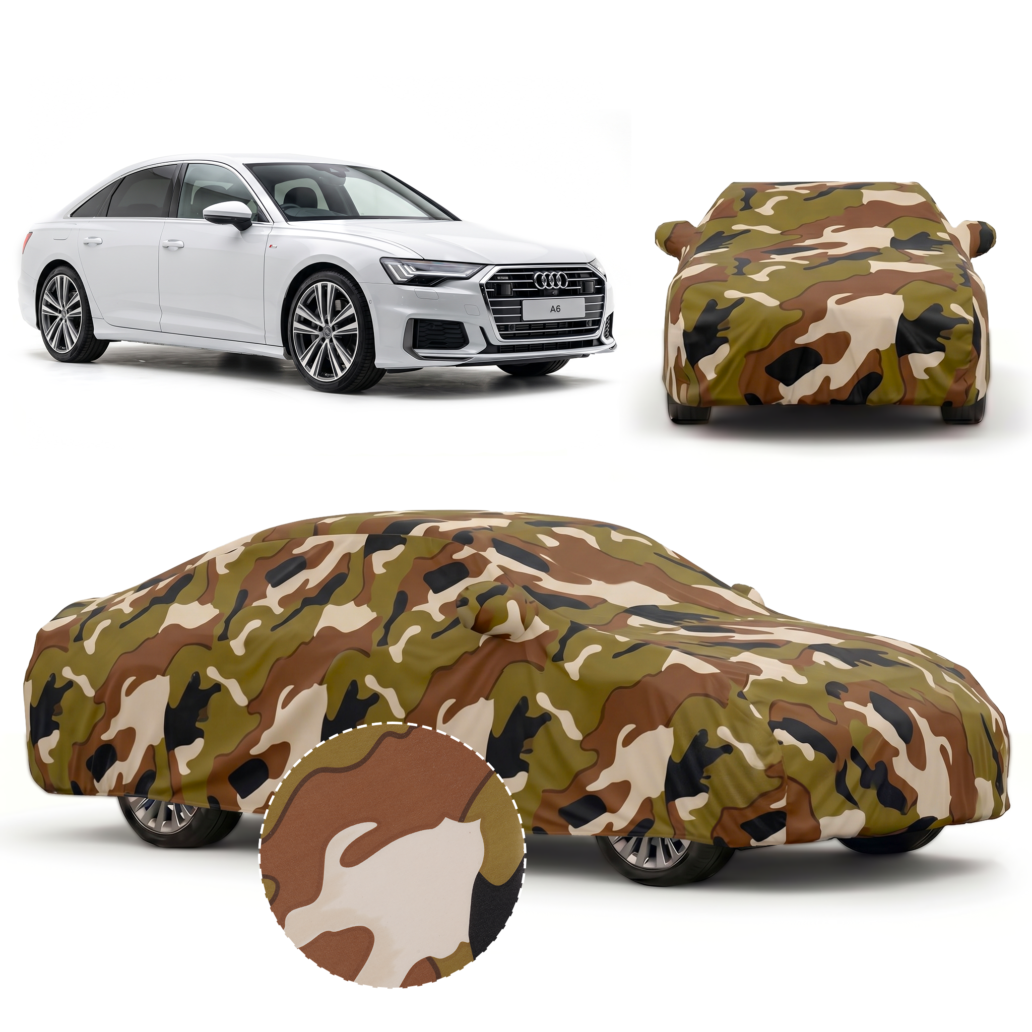 PROTEGO Premium Car Cover for Audi A6 | Waterproof, Dustproof & UV Protection |
