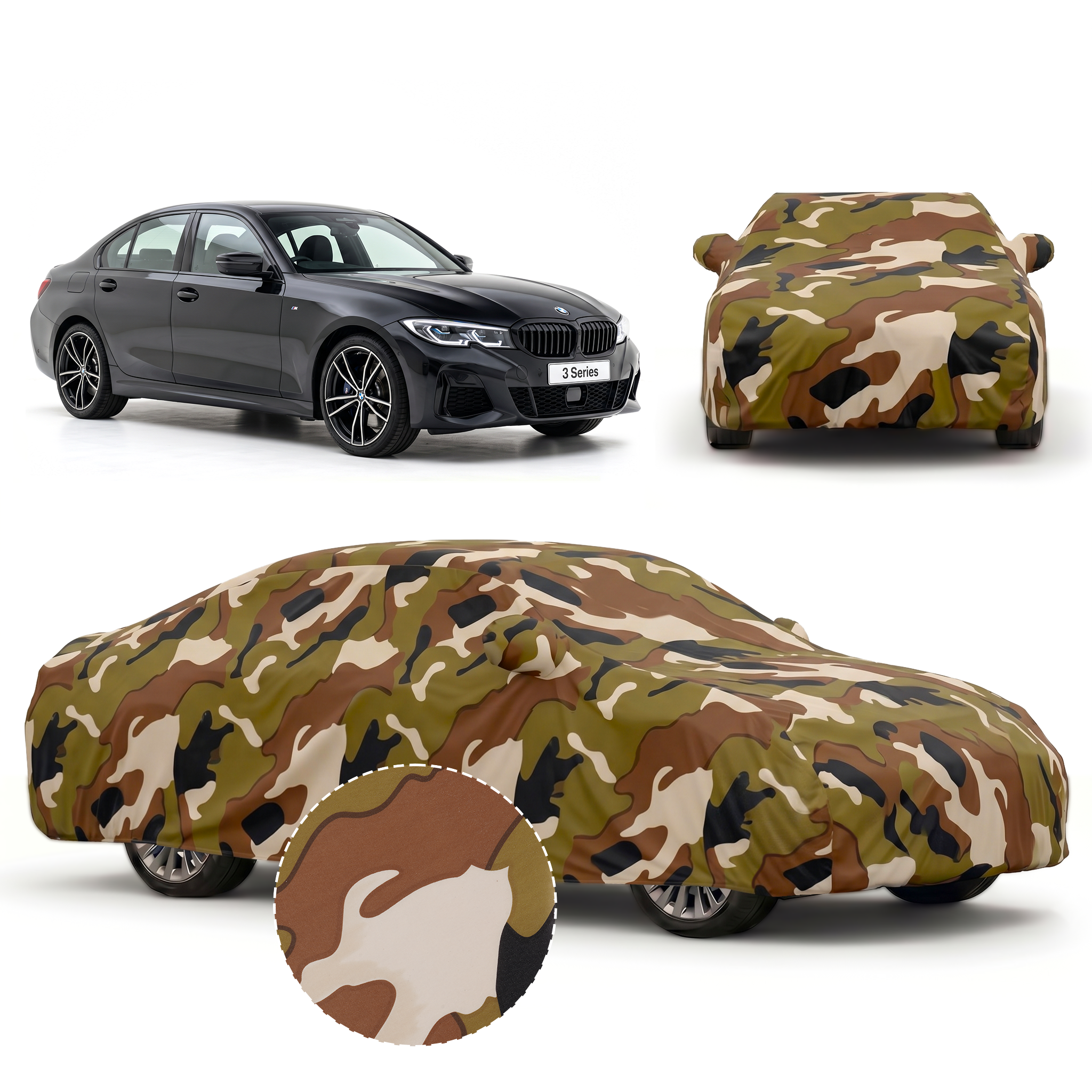 PROTEGO Premium Car Cover for BMW 3 Series | Waterproof, Dustproof & UV Protection |