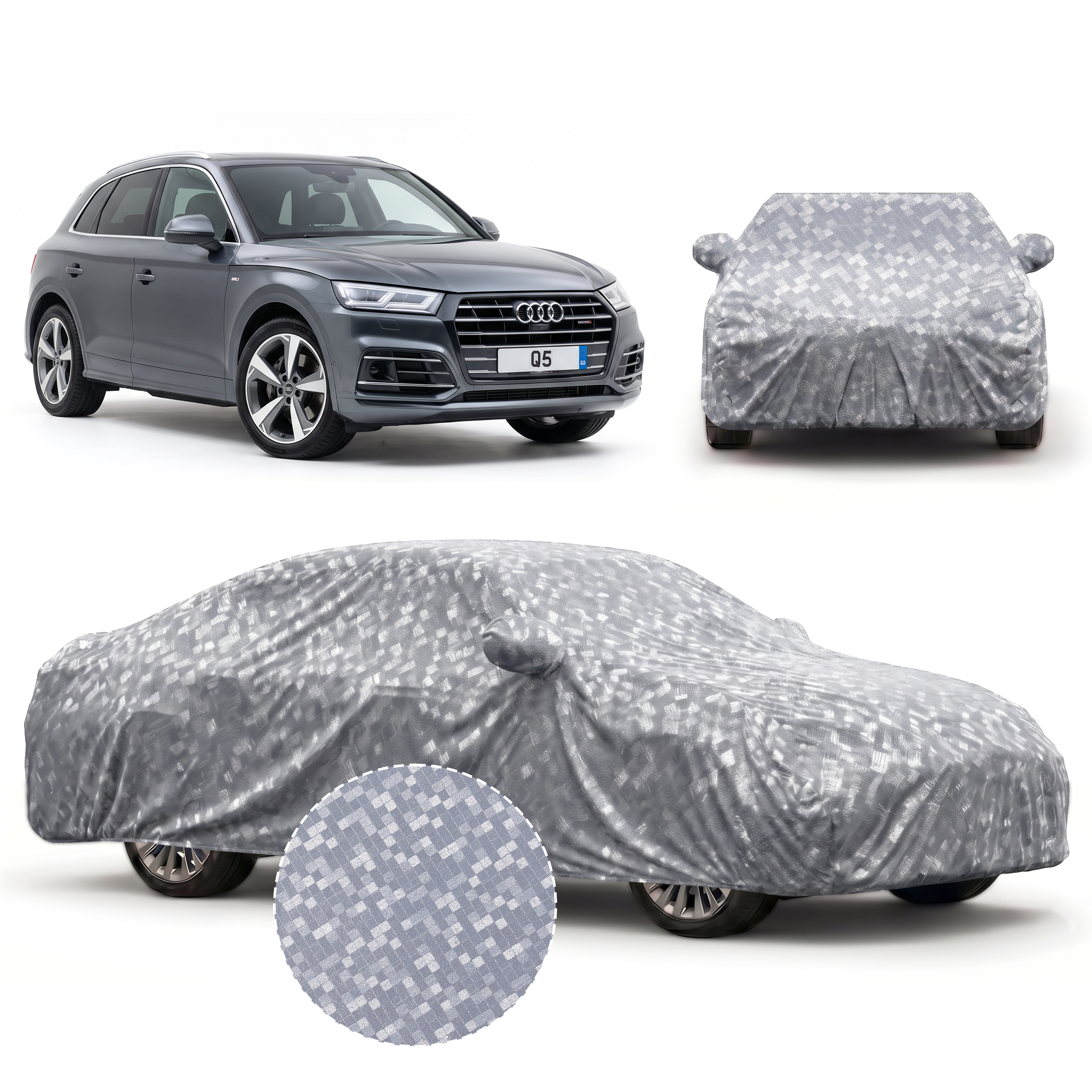 PROTEGO Premium Car Cover for Audi Q5 | Waterproof, Dustproof & UV Protection |
