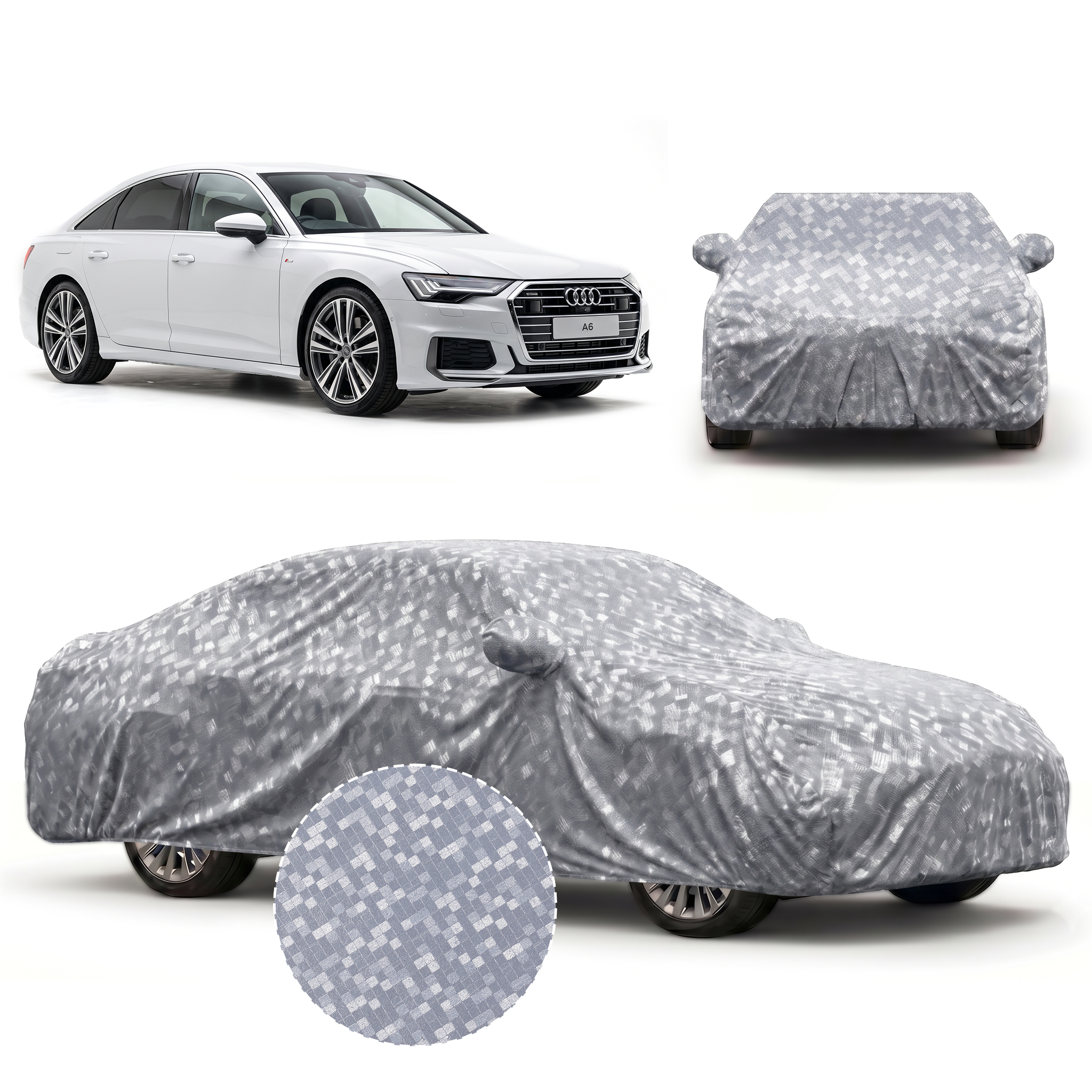 PROTEGO Premium Car Cover for Audi A6 | Waterproof, Dustproof & UV Protection |