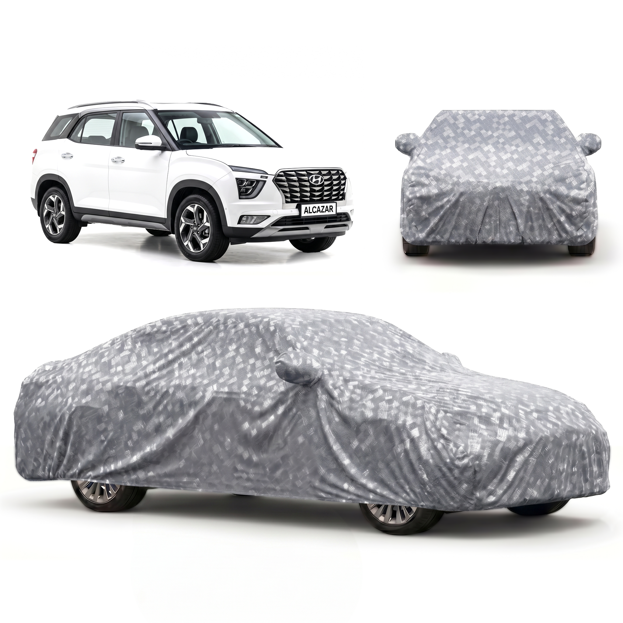 PROTEGO Premium Car Cover for Hyundai Alcazar | Waterproof, Dustproof & UV Protection |