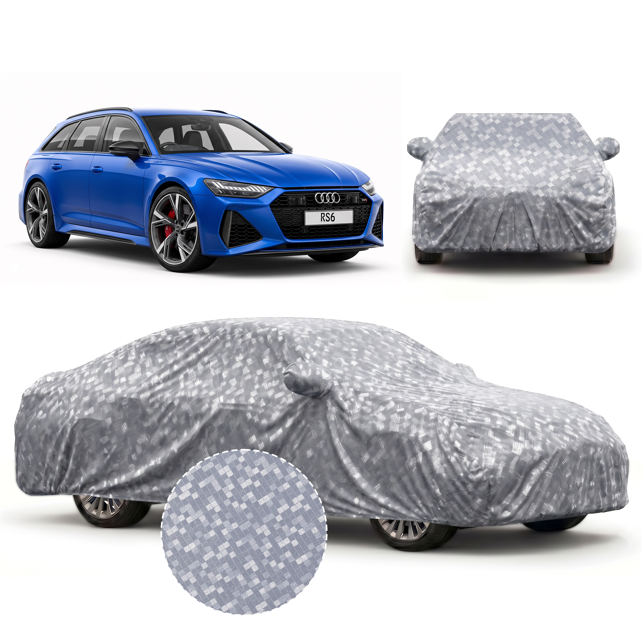 PROTEGO Premium Car Cover for Audi RS6 | Waterproof, Dustproof & UV Protection |