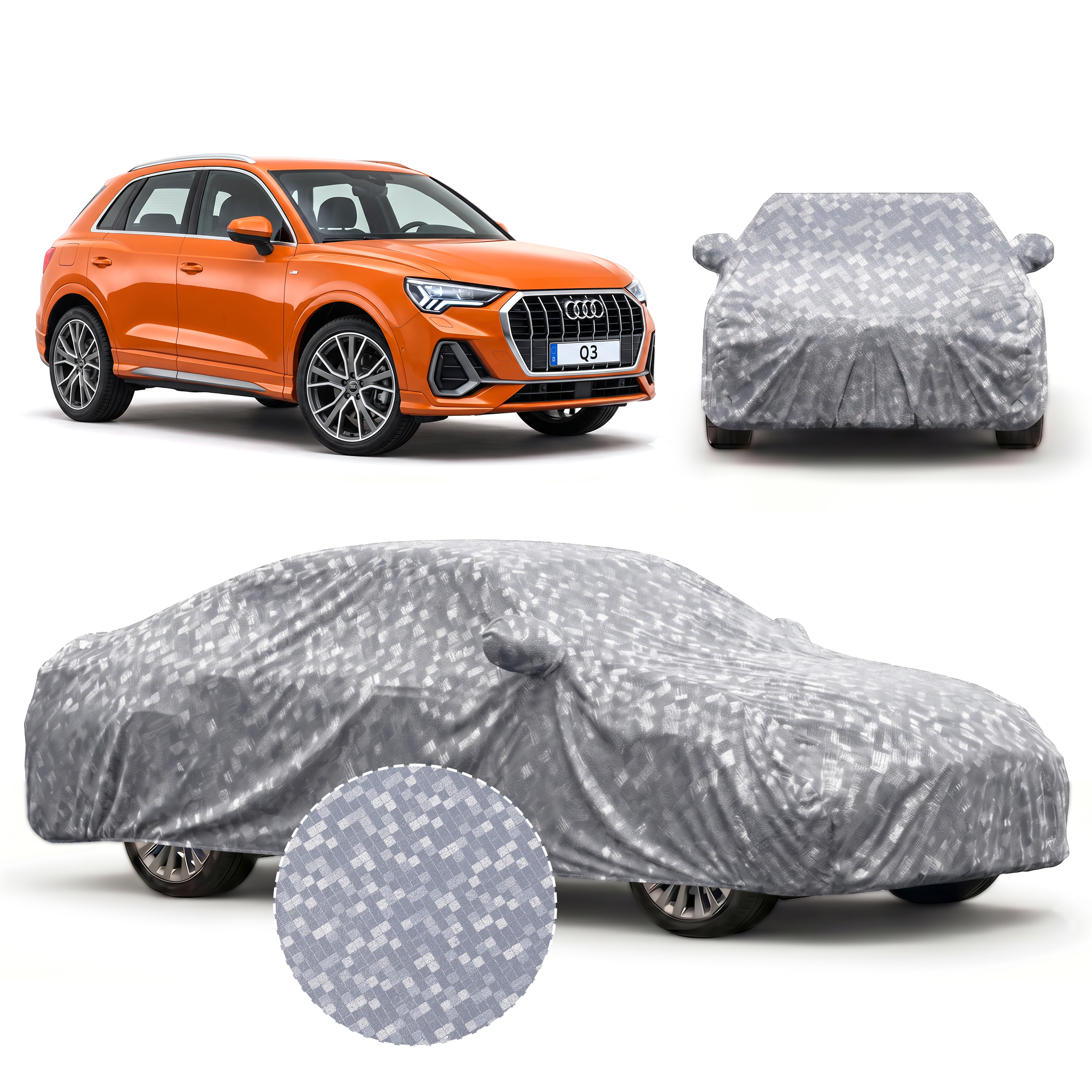 PROTEGO Premium Car Cover for Audi Q3 | Waterproof, Dustproof & UV Protection |