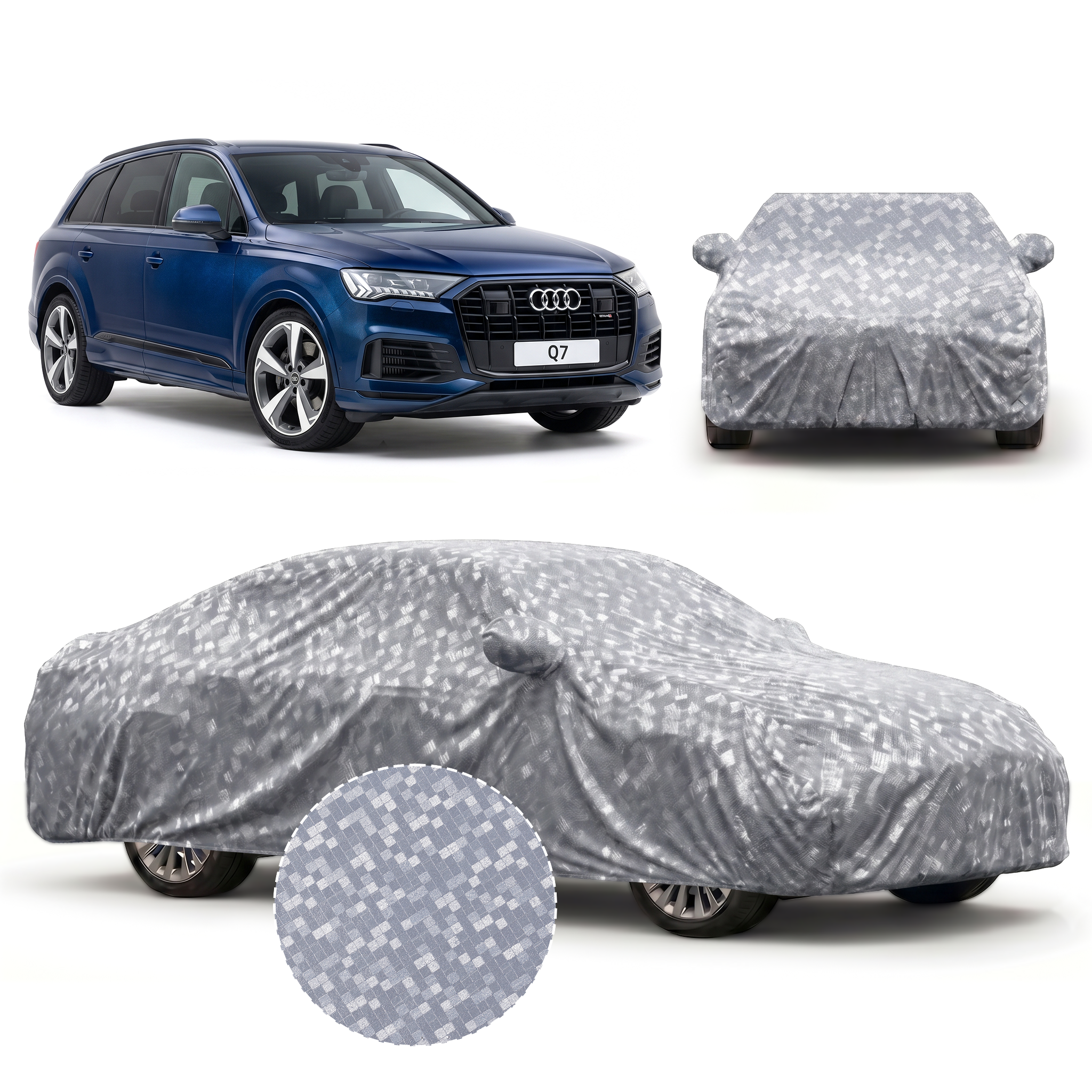 PROTEGO Premium Car Cover for Audi Q7 | Waterproof, Dustproof & UV Protection |