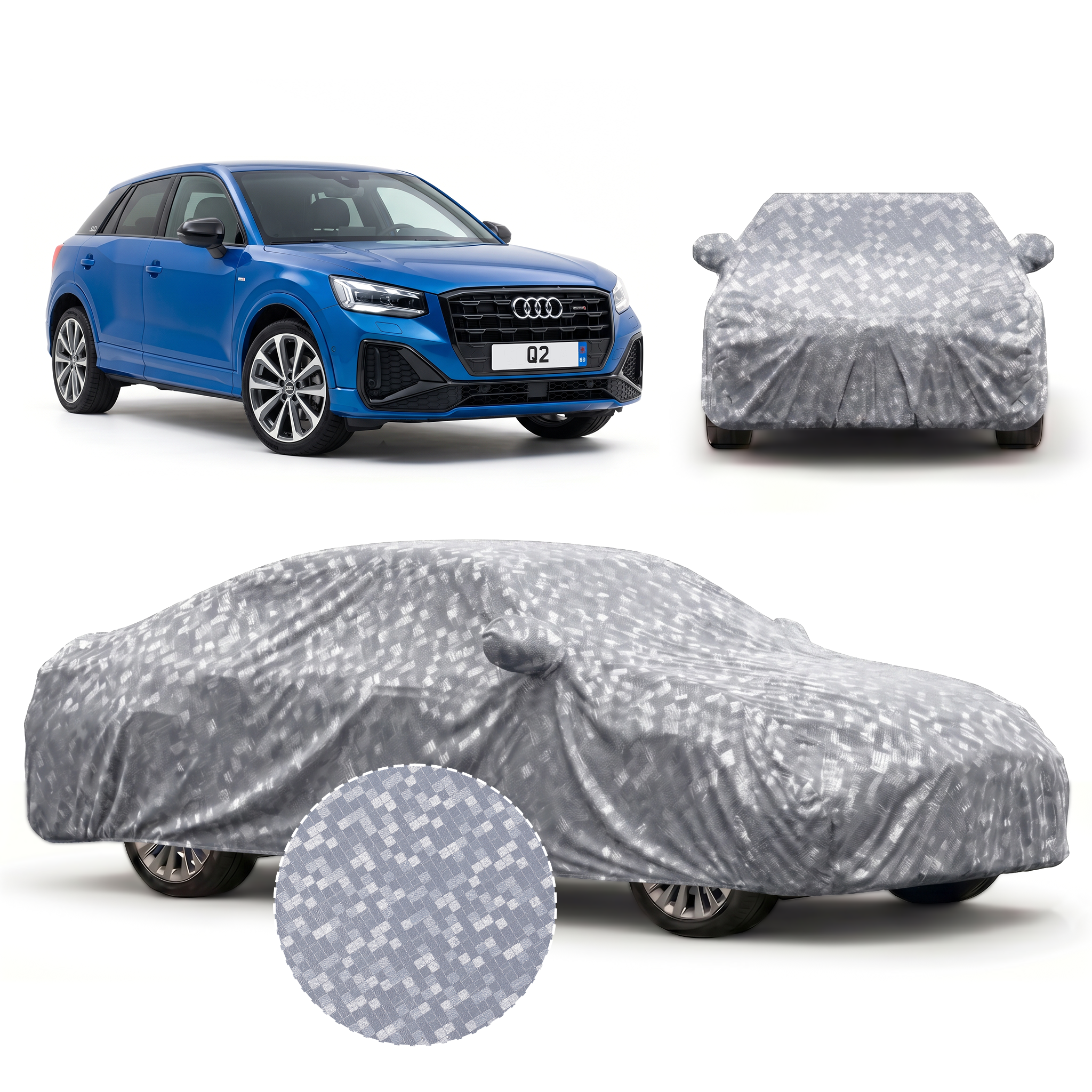 PROTEGO Premium Car Cover for Audi Q2 | Waterproof, Dustproof & UV Protection |
