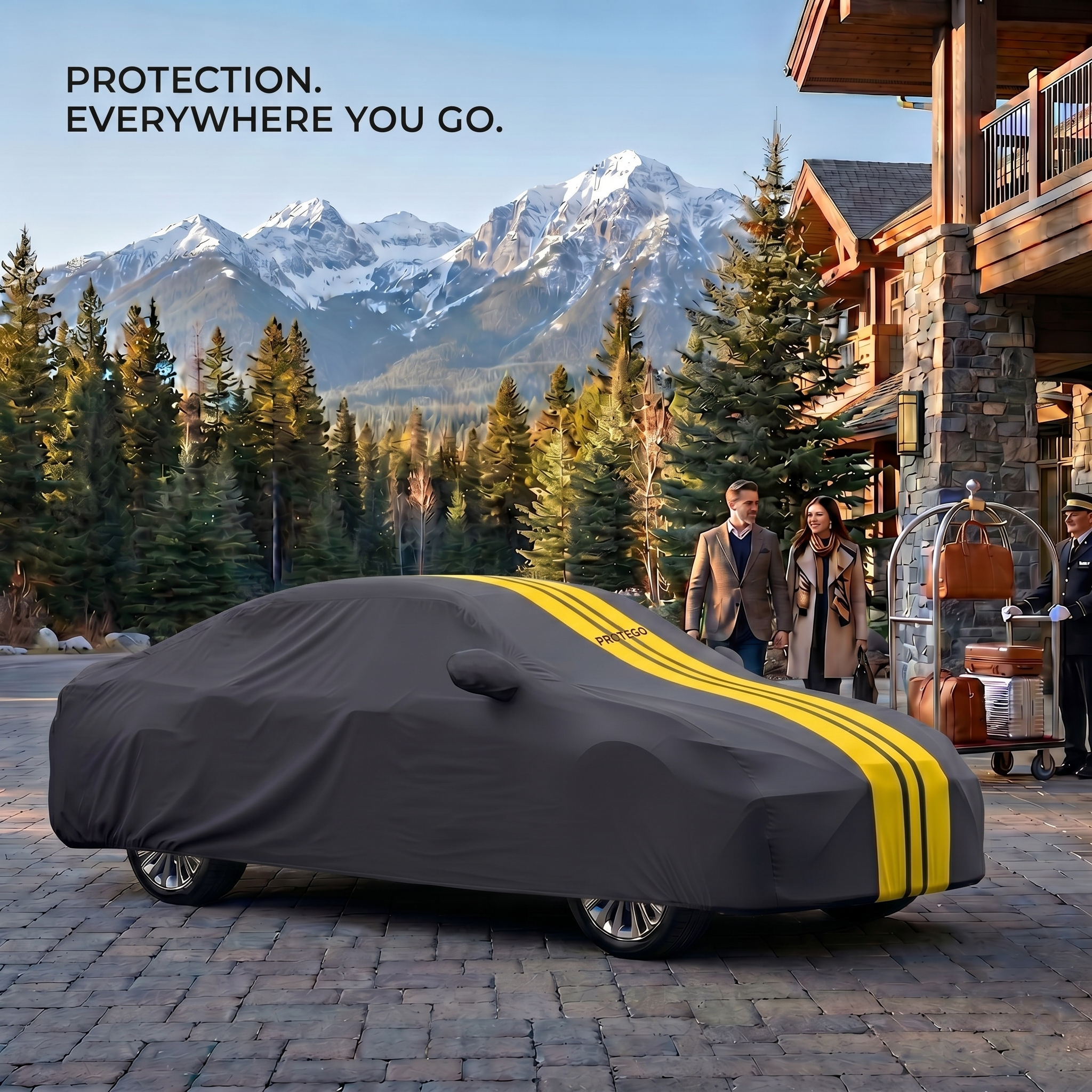 PROTEGO Premium Car Cover for Honda Amaze Antenna New | Waterproof, Dustproof & UV Protection |