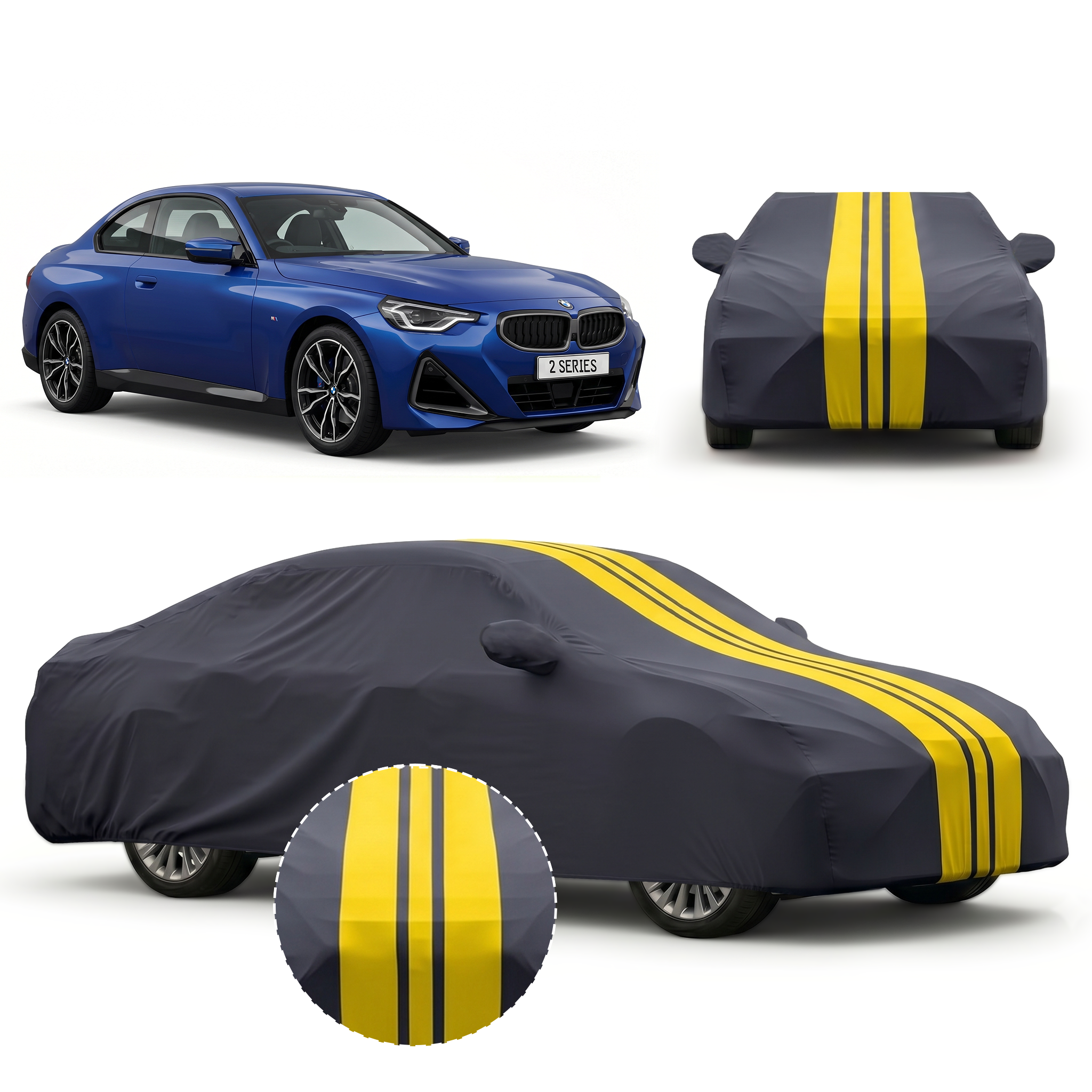 PROTEGO Premium Car Cover for BMW 2 Series | Waterproof, Dustproof & UV Protection |