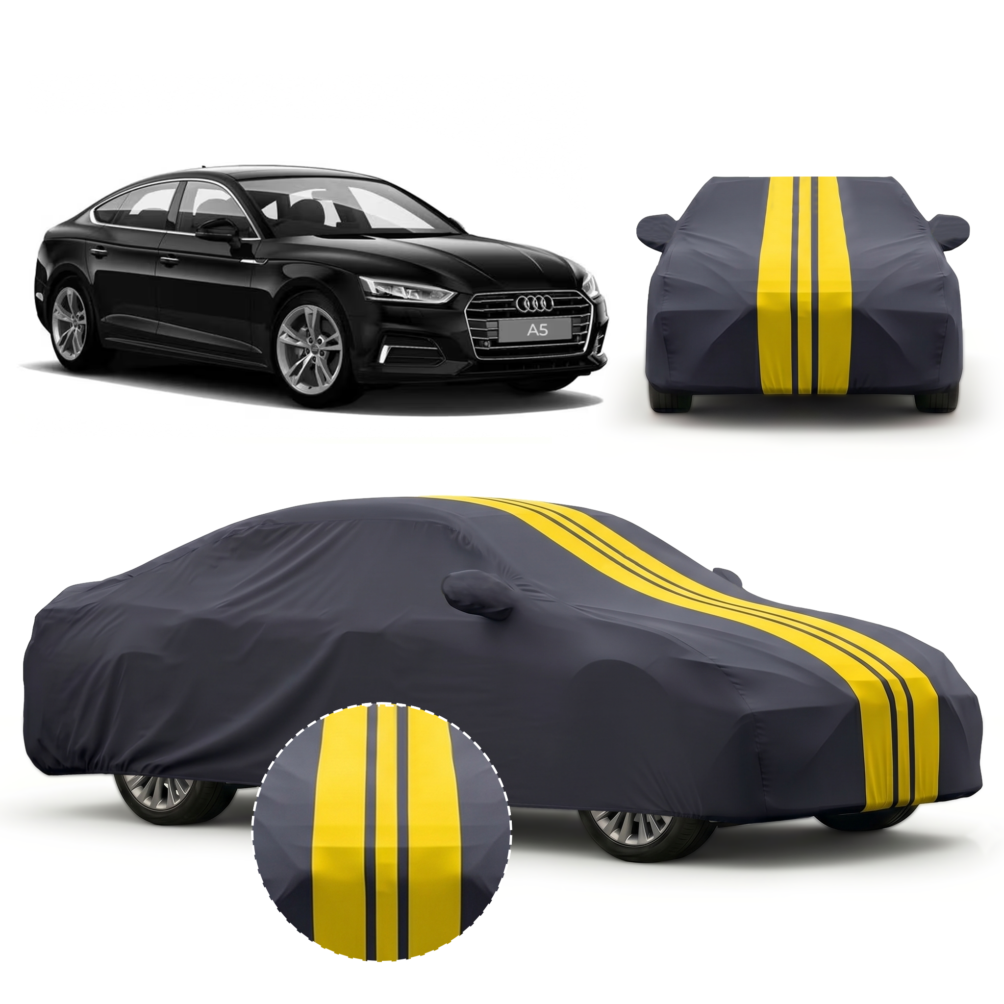 PROTEGO Premium Car Cover for Audi A5 | Waterproof, Dustproof & UV Protection |