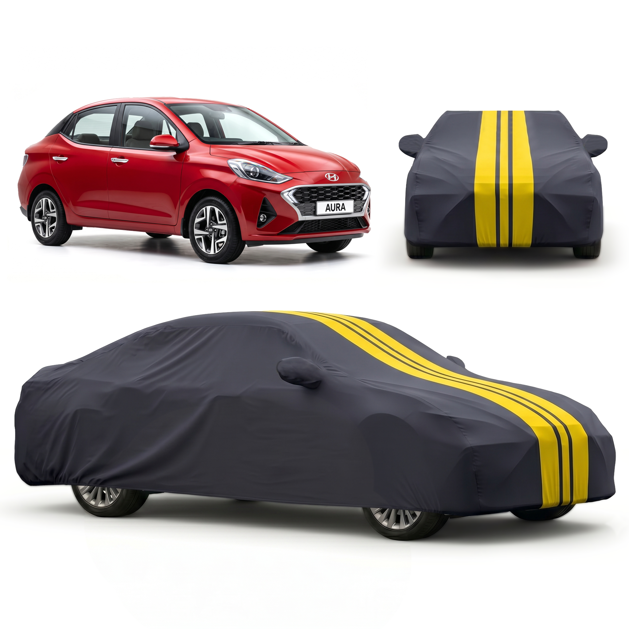 PROTEGO Premium Car Cover for Hyundai Aura Antenna | Waterproof, Dustproof & UV Protection |