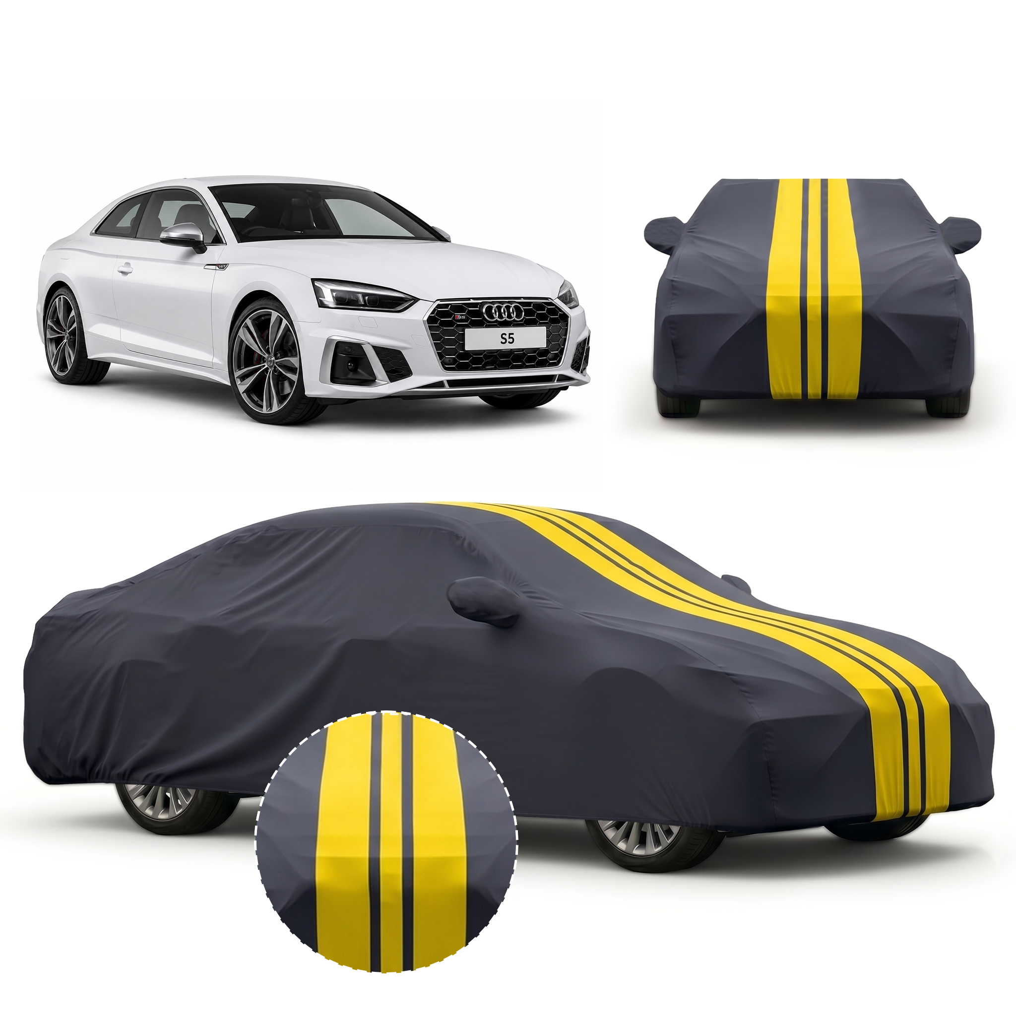 PROTEGO Premium Car Cover for Audi S5 | Waterproof, Dustproof & UV Protection |