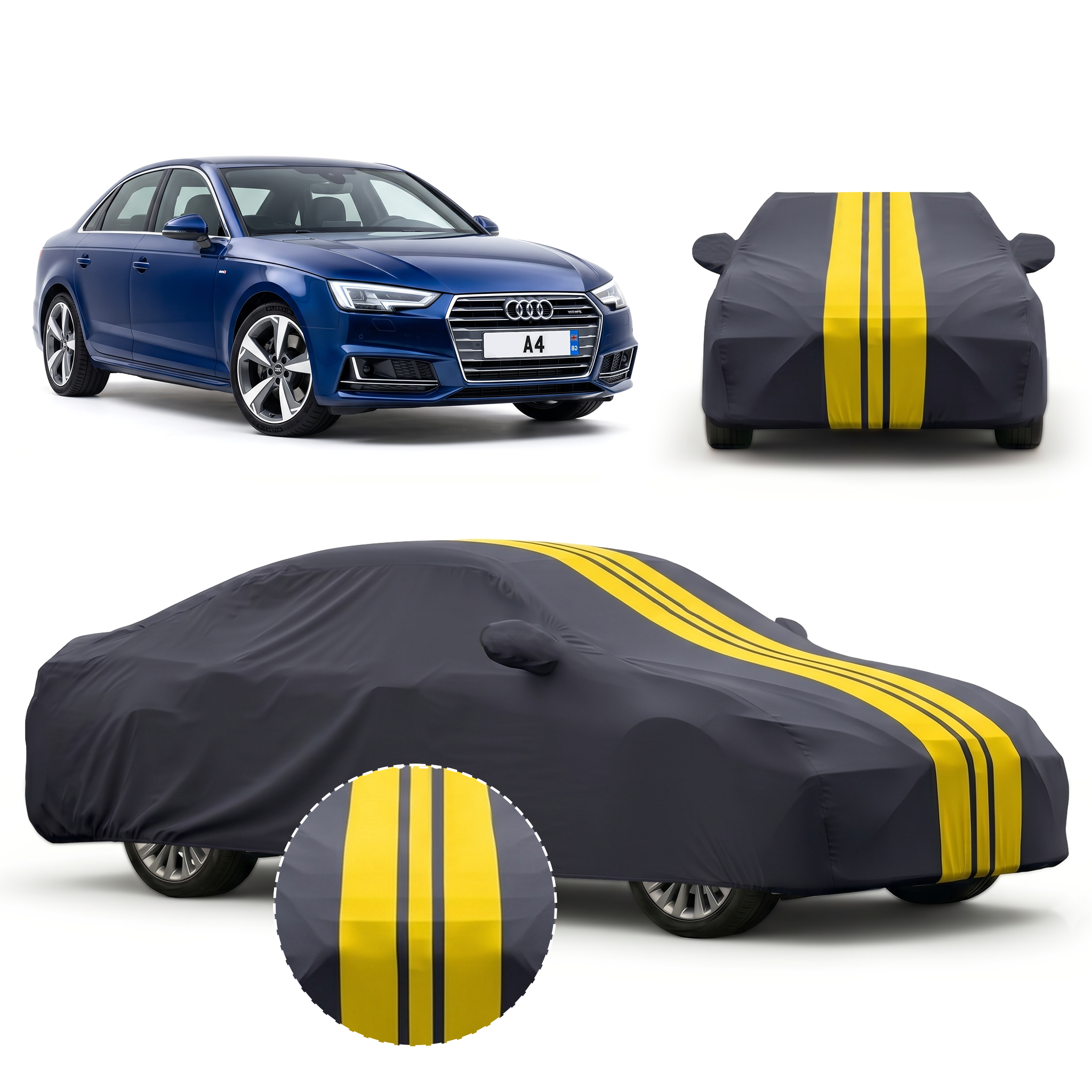 PROTEGO Premium Car Cover for Audi A4 | Waterproof, Dustproof & UV Protection |