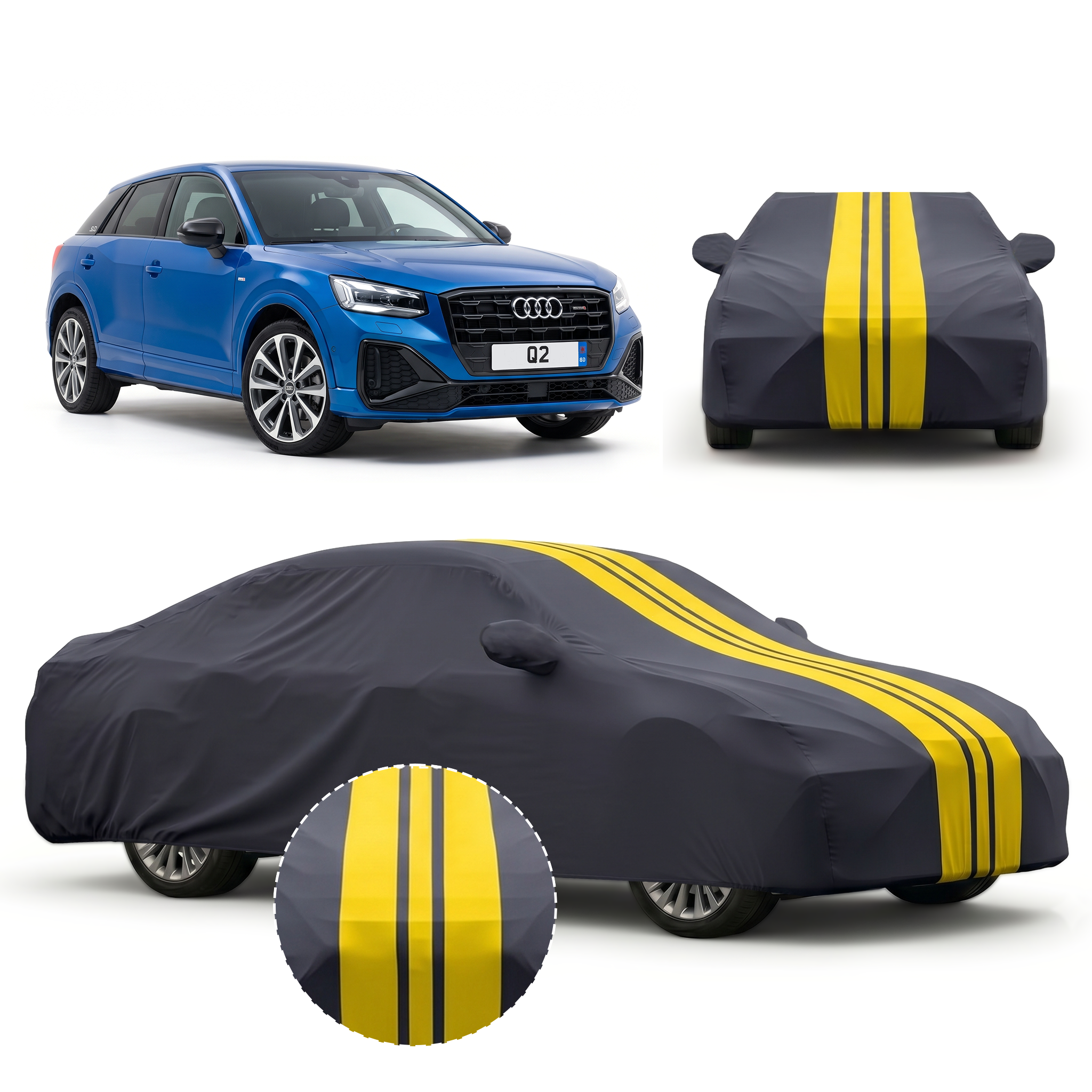 PROTEGO Premium Car Cover for Audi Q2 | Waterproof, Dustproof & UV Protection |