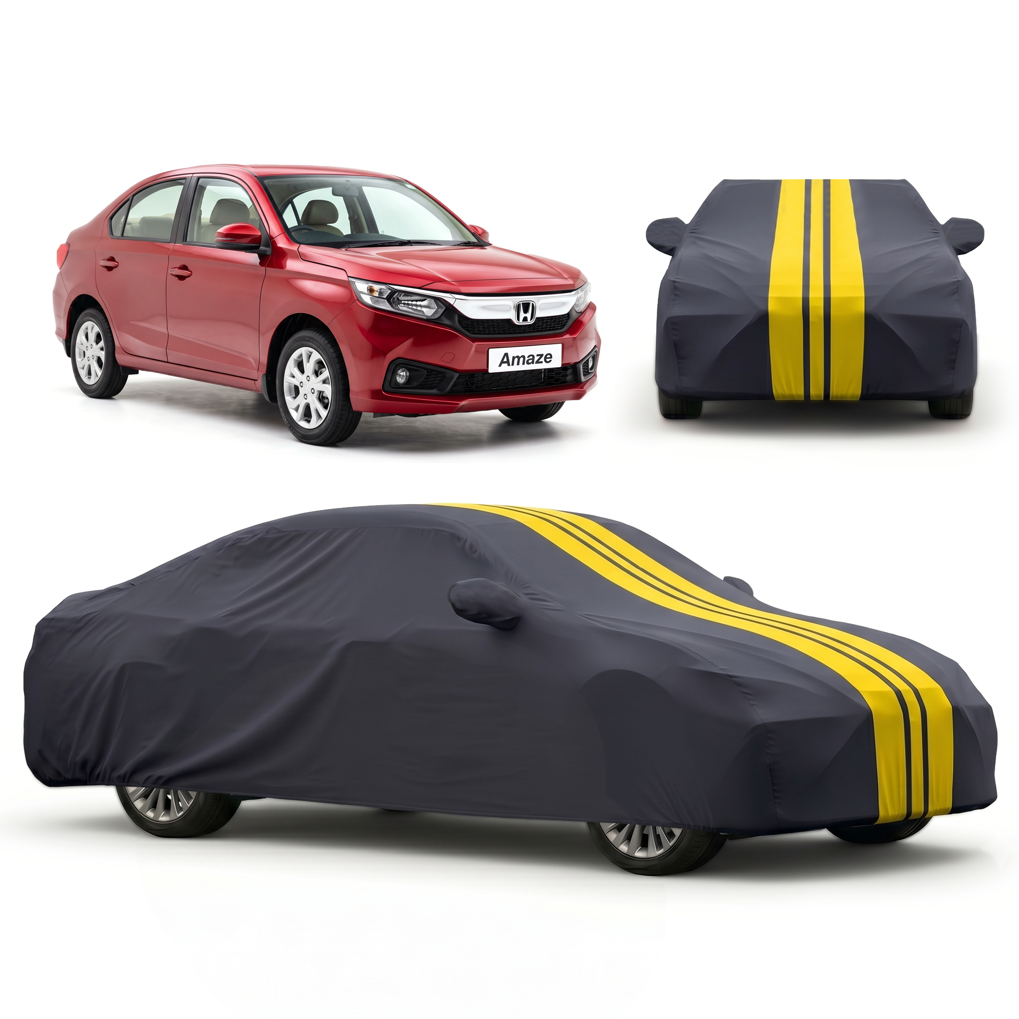 PROTEGO Premium Car Cover for Honda Amaze New | Waterproof, Dustproof & UV Protection |