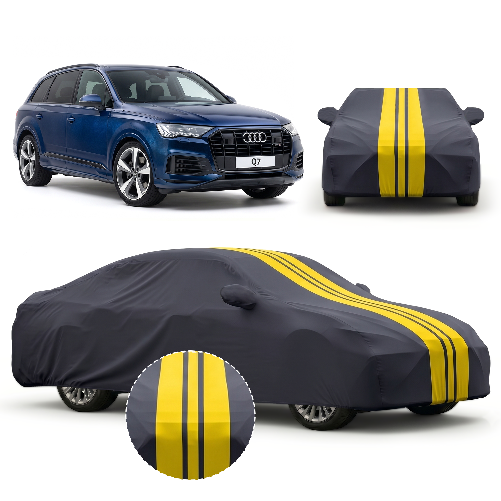 PROTEGO Premium Car Cover for Audi Q7 | Waterproof, Dustproof & UV Protection |