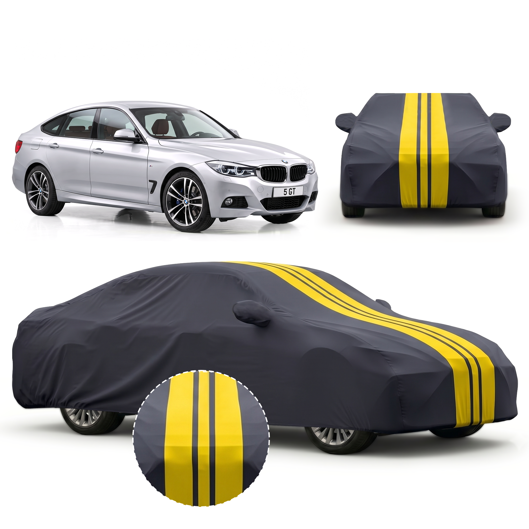 PROTEGO Premium Car Cover for BMW 5 GT | Waterproof, Dustproof & UV Protection |