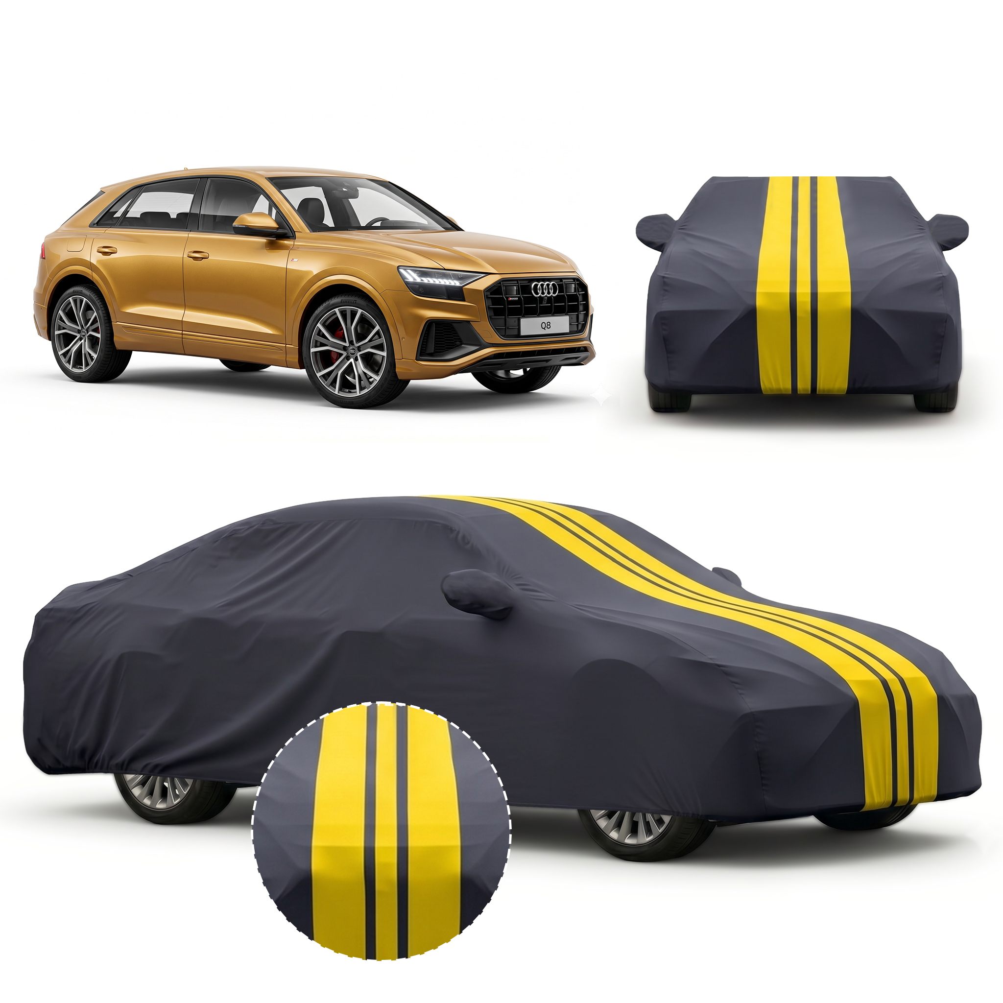 PROTEGO Premium Car Cover for Audi RS Q8 | Waterproof, Dustproof & UV Protection |