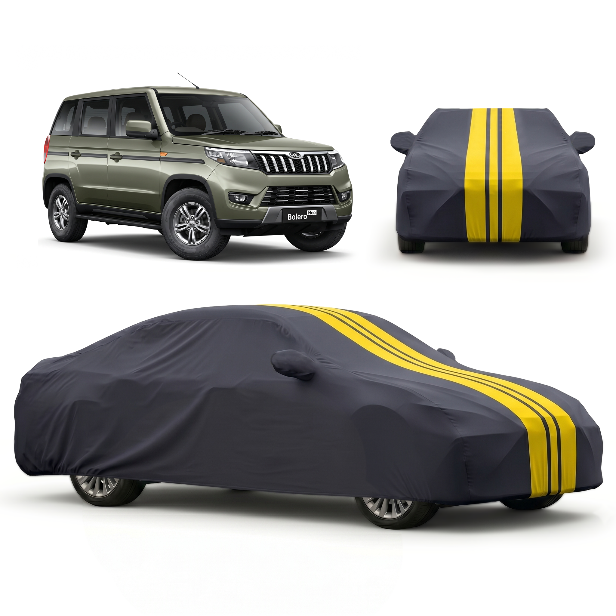 PROTEGO Premium Car Cover for Mahindra Bolero | Waterproof, Dustproof & UV Protection |